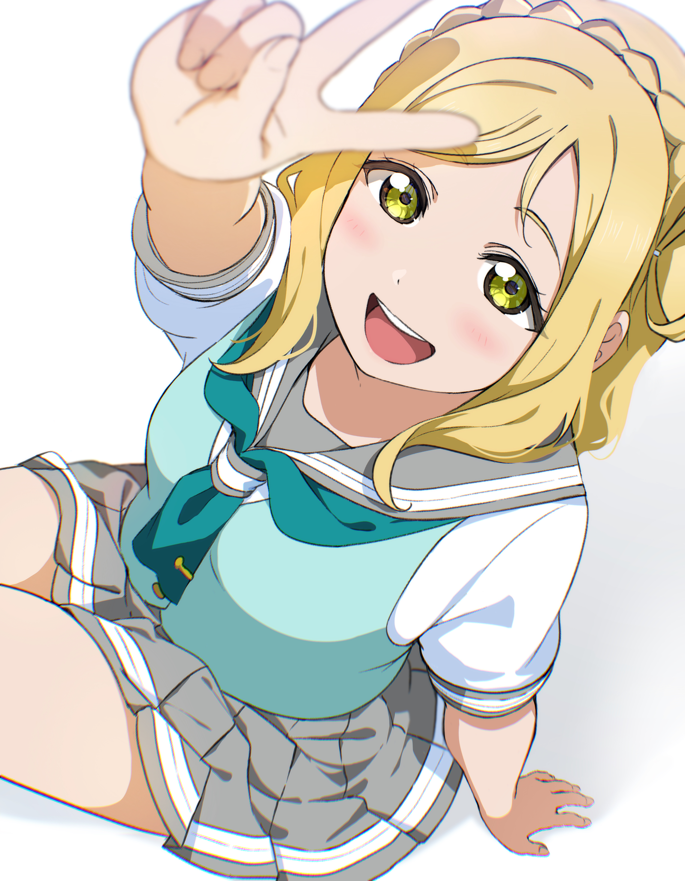 icehotmilktea love_live!_(series) love_live!_sunshine!! ohara_mari seifuku