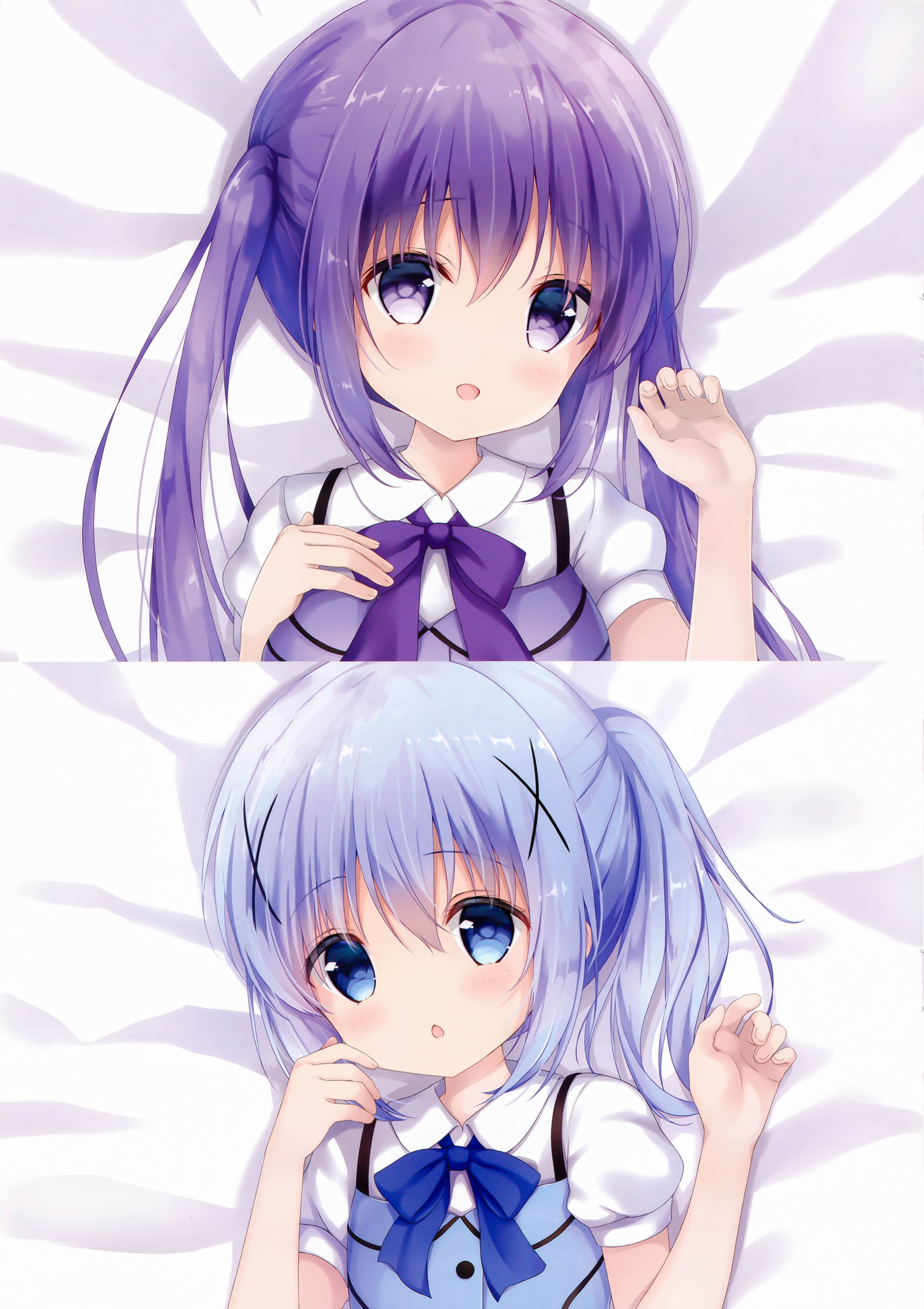 ame_usagi amedama_con gochuumon_wa_usagi_desu_ka? kafuu_chino tedeza_rize waitress