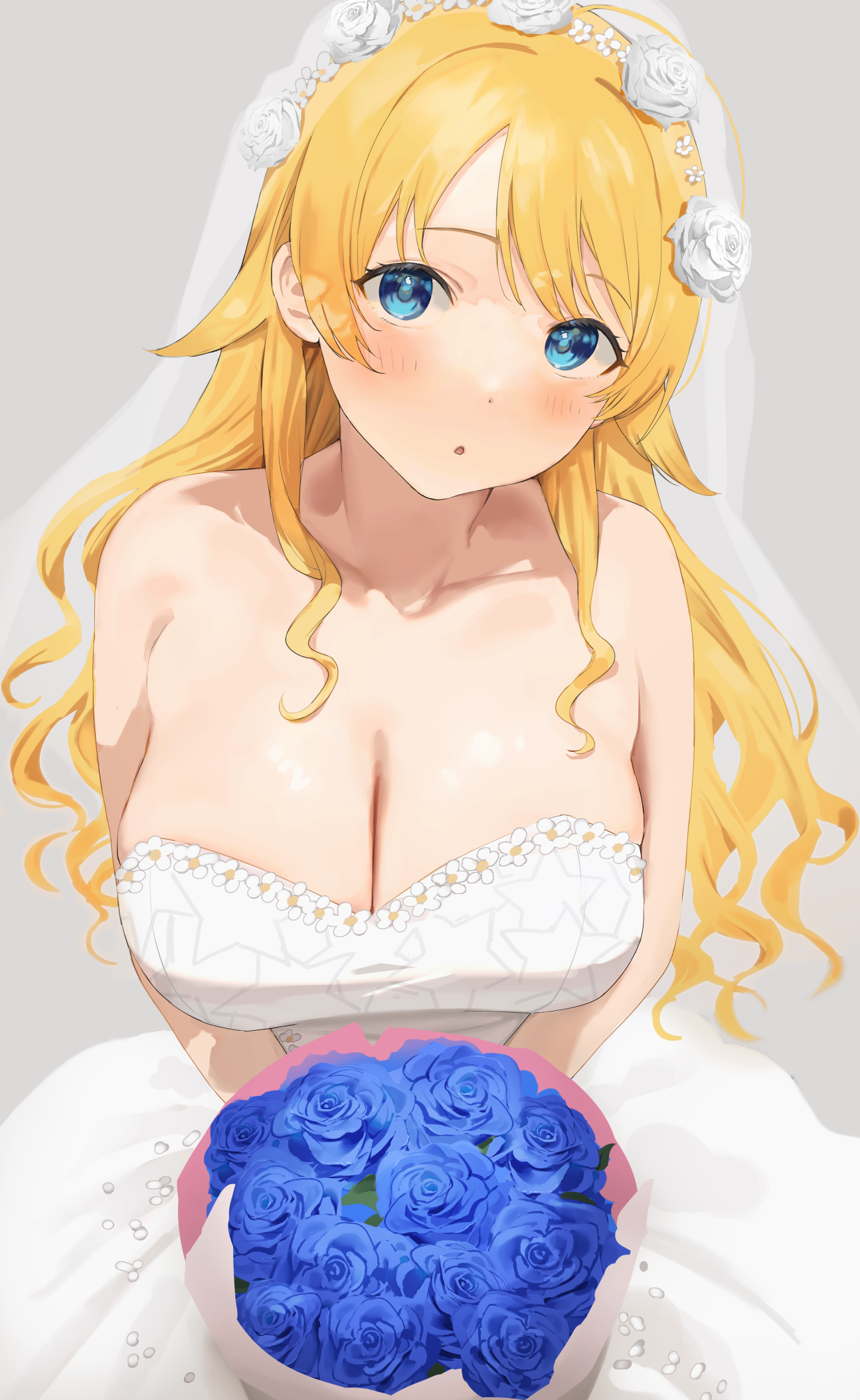 nekoshoko the idolm@ster the idolm@ster shiny colors hachimiya meguru  cleavage dress no bra wedding dress | #847240 | yande.re