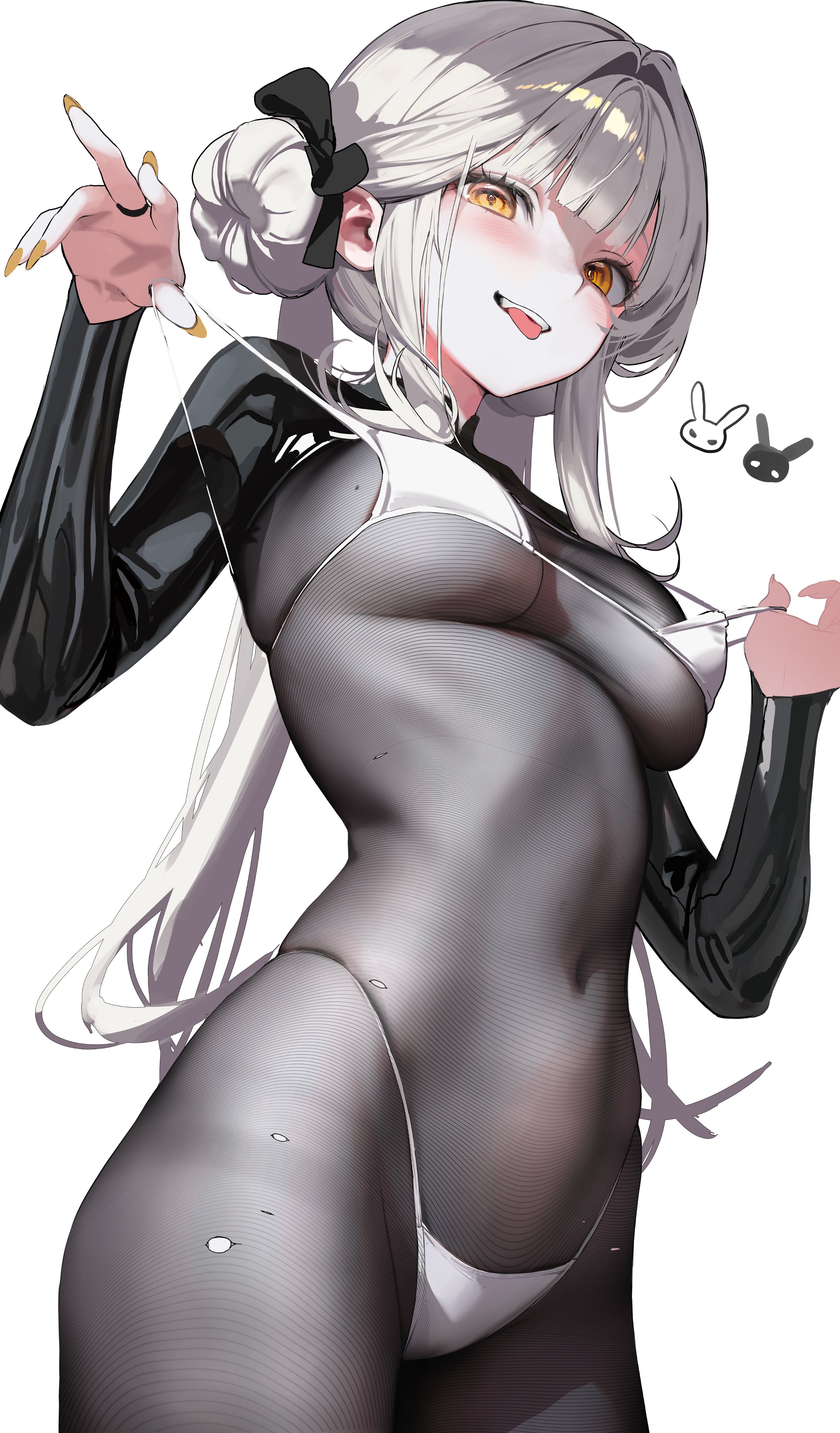 bikini bodysuit goddess_of_victory:_nikke myo_ne swimsuits undressing