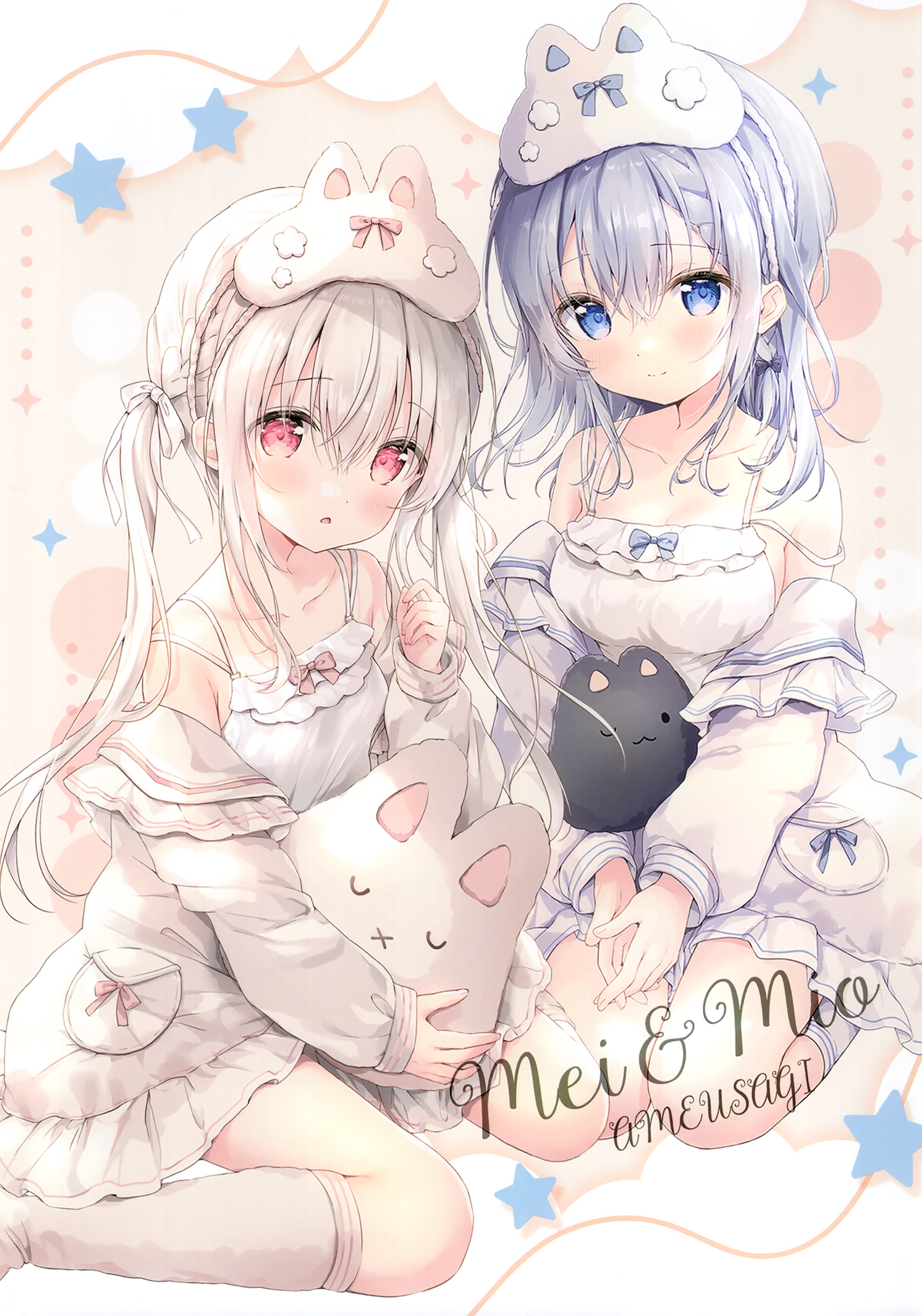 ame_usagi amedama_con dress mio_(amedama_con) shirousa_mei