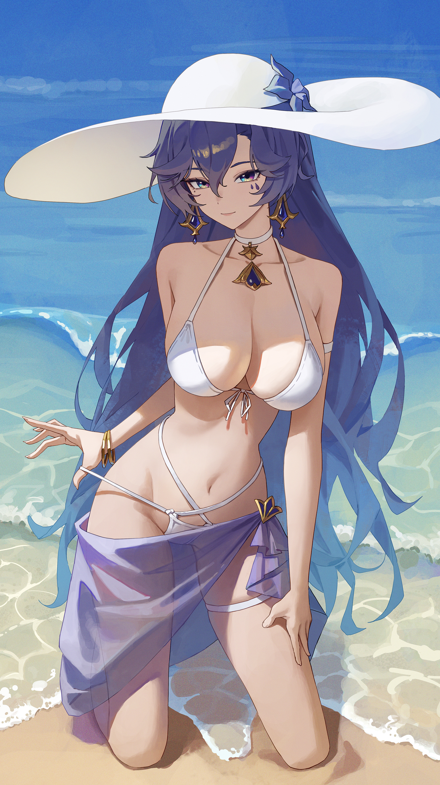 bikini cantarella garter llami_0 see_through swimsuits wuthering_waves