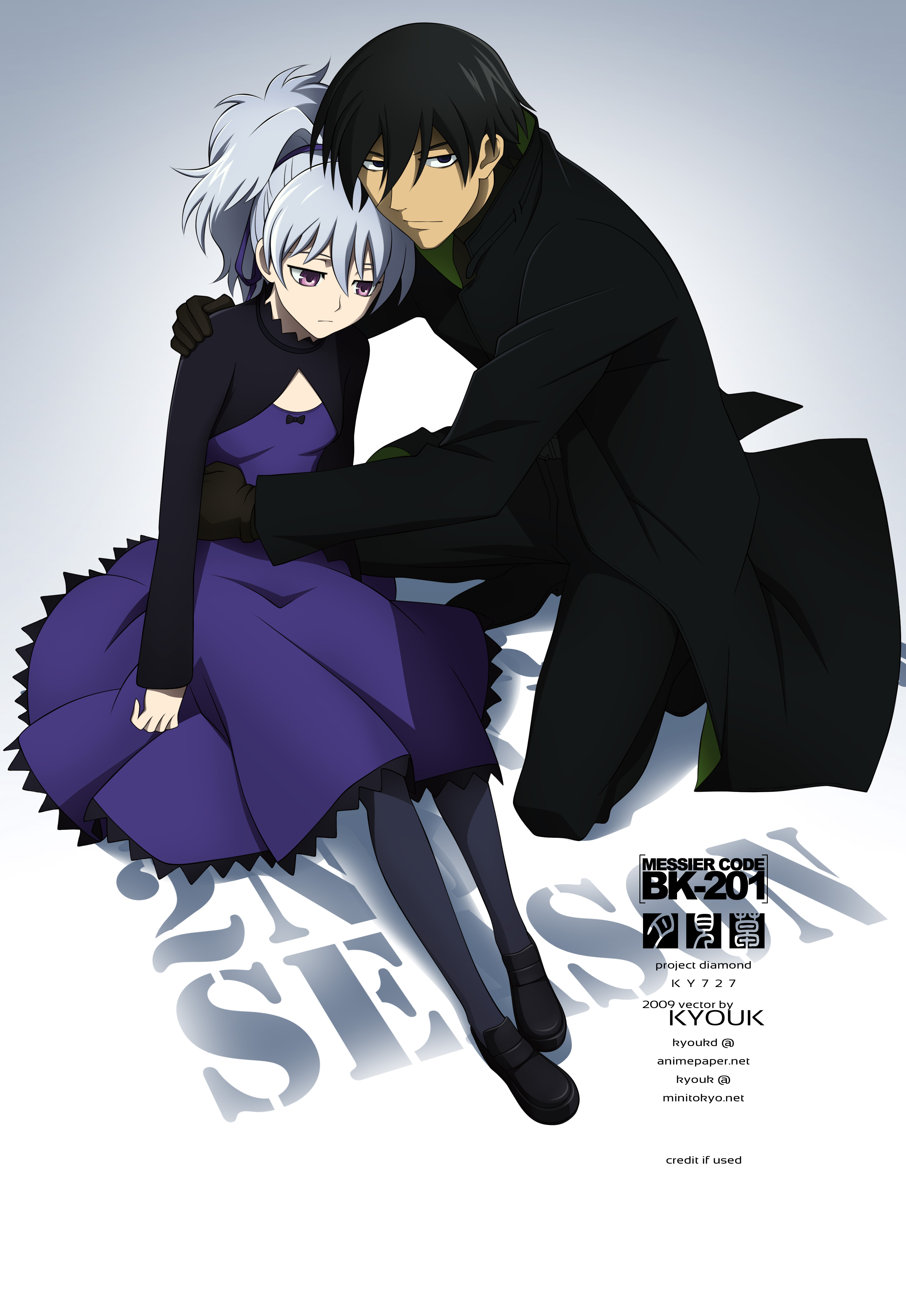 Hei and Yin // Darker than Black