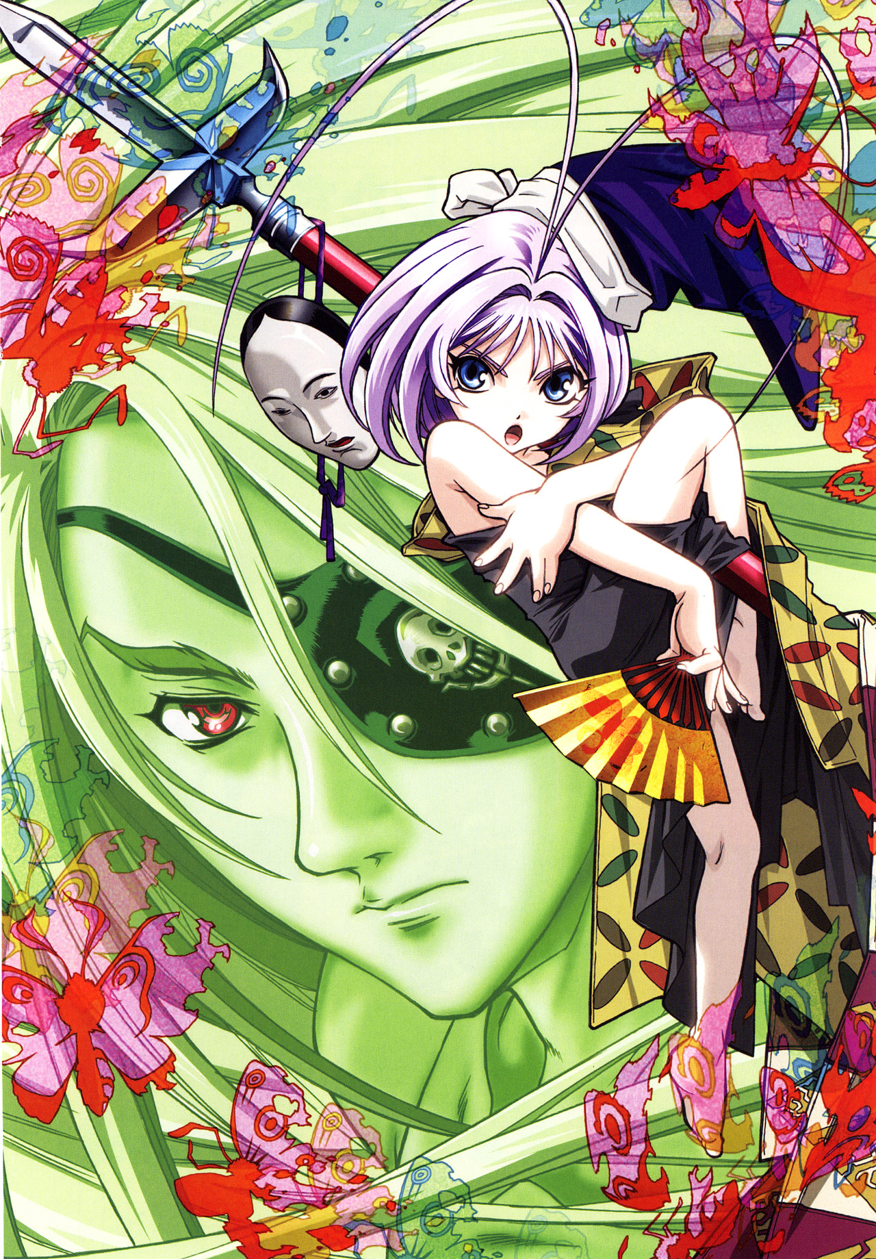 Maya Natsume, Tenjou Tenge  Character art, Manga art, Concept art  characters