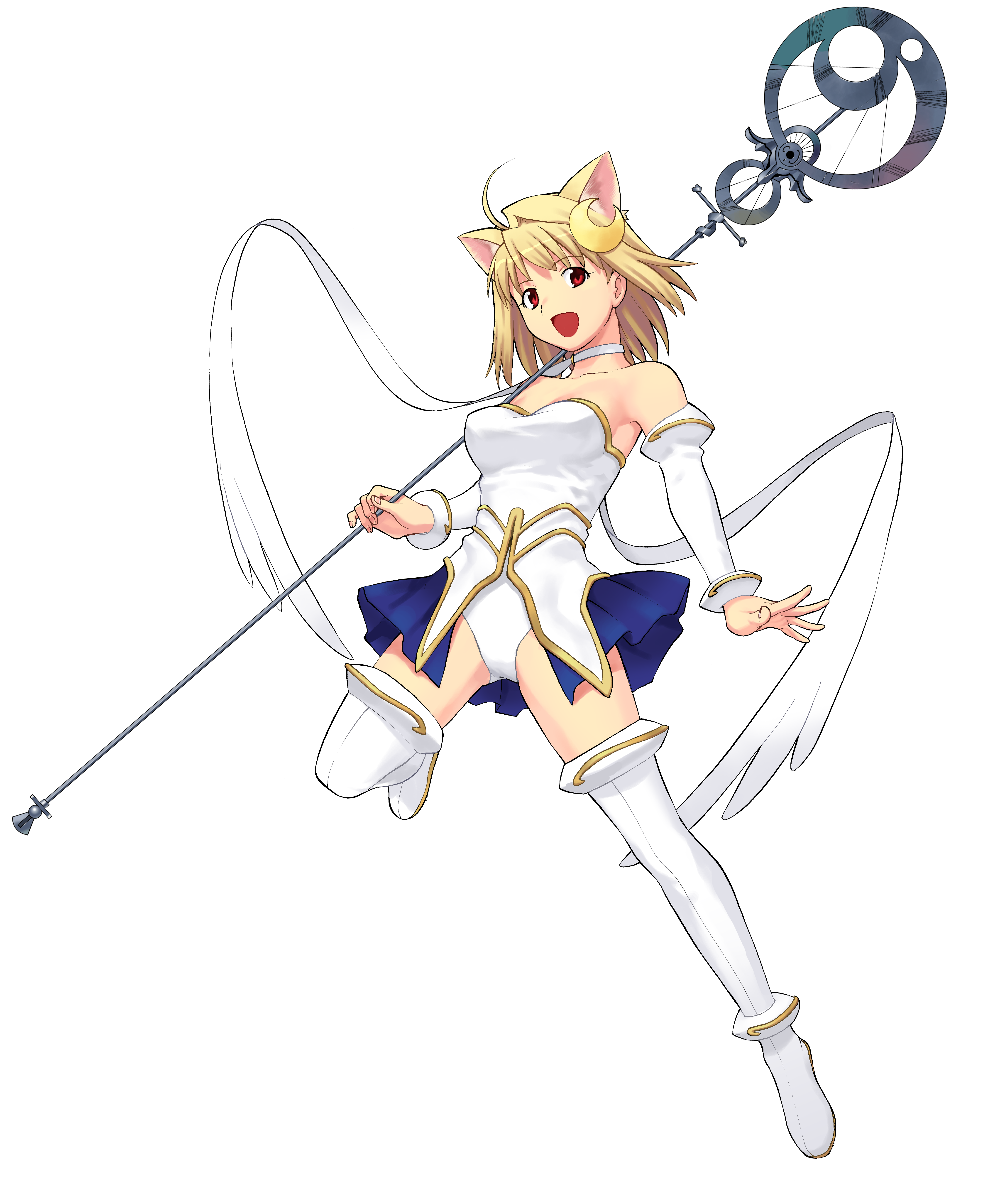 animal_ears arcueid_brunestud nekomimi phantas-moon takenashi_eri thighhighs transparent_png tsukihime type-moon