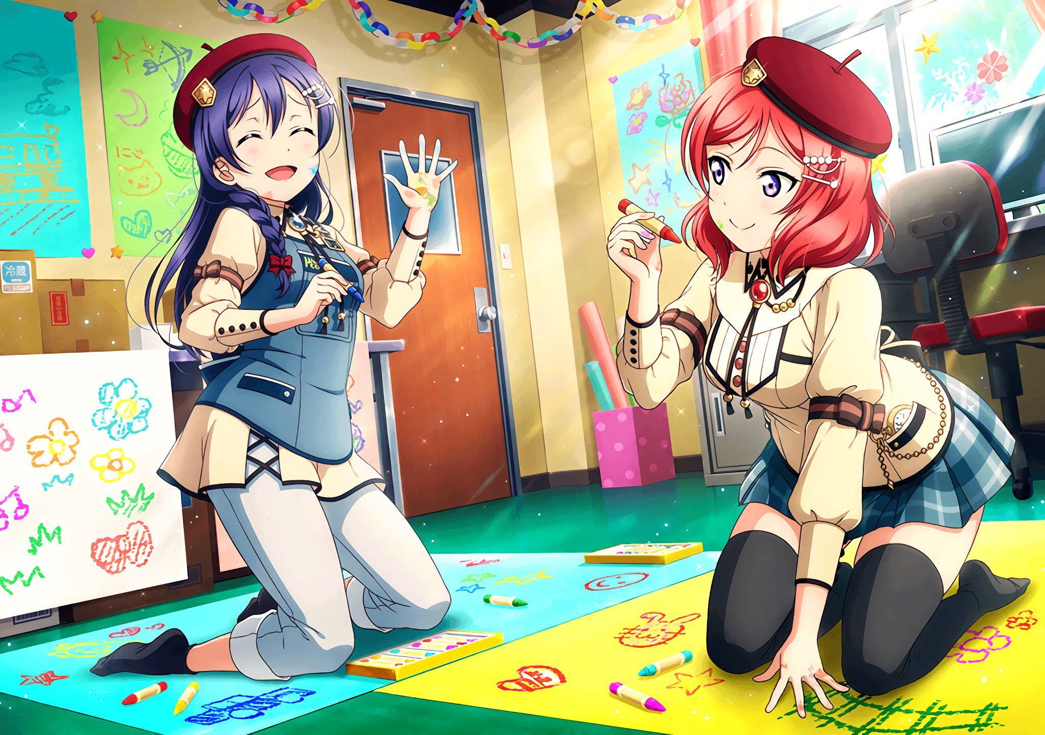 <b>love</b> <b>live</b>! <b>love</b> <b>live</b>! school <b>idol</b> festival nishikino maki sonoda umi thighh...