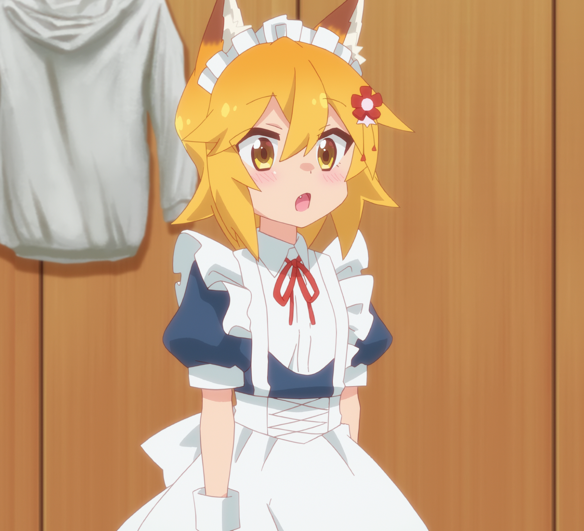 animal_ears cap kitsune maid senko-san sewayaki_kitsune_no_senko-san