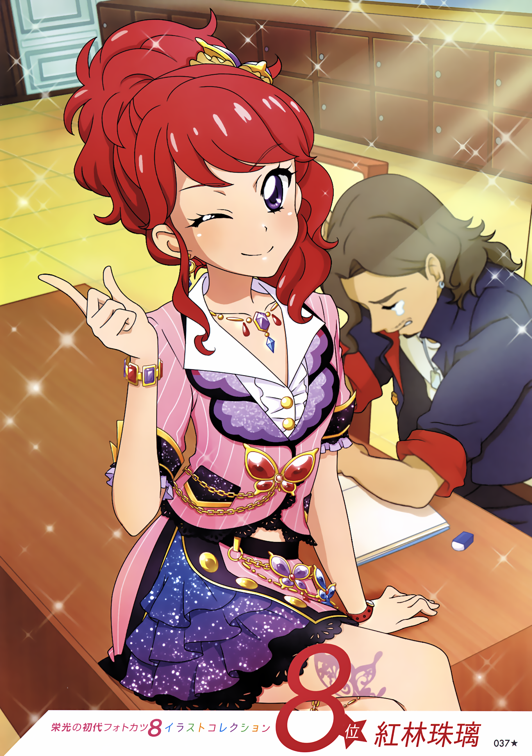 aikatsu! johnny_bepp kurebayashi_juri tagme tattoo