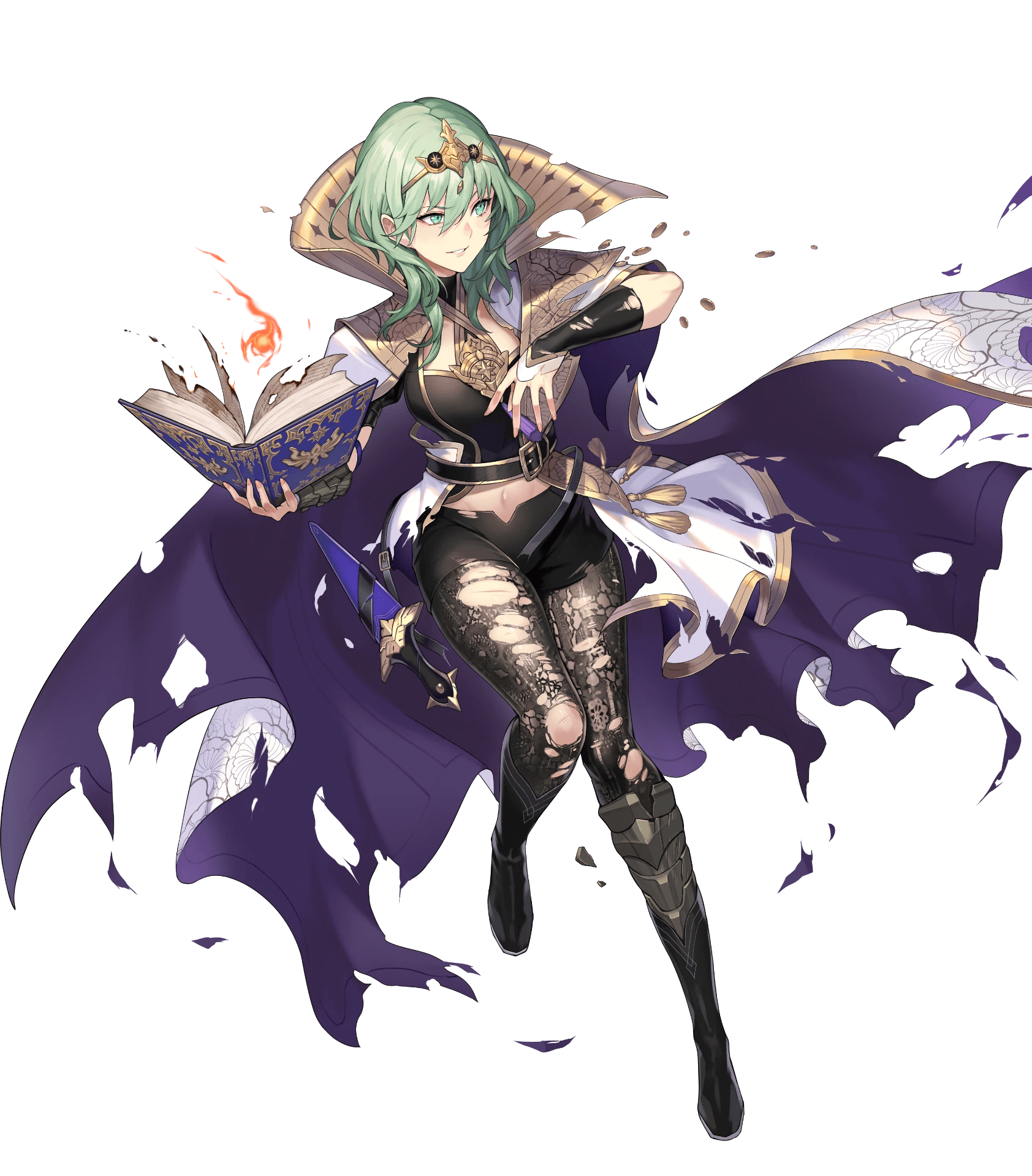 byleth_(fire_emblem) fire_emblem fire_emblem_three_houses kakage nintendo pantyhose torn_clothes weapon