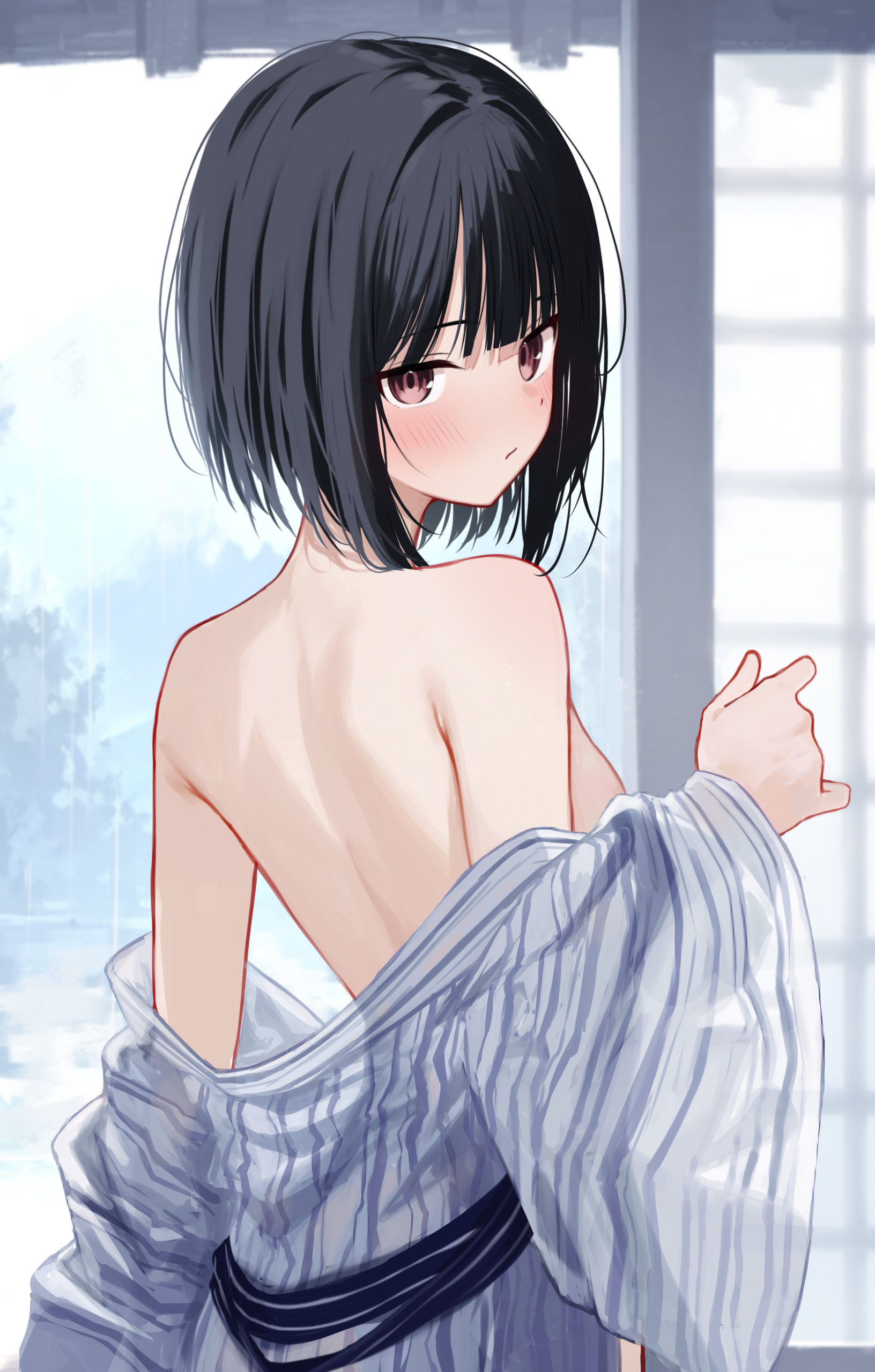 memekko no_bra yukata