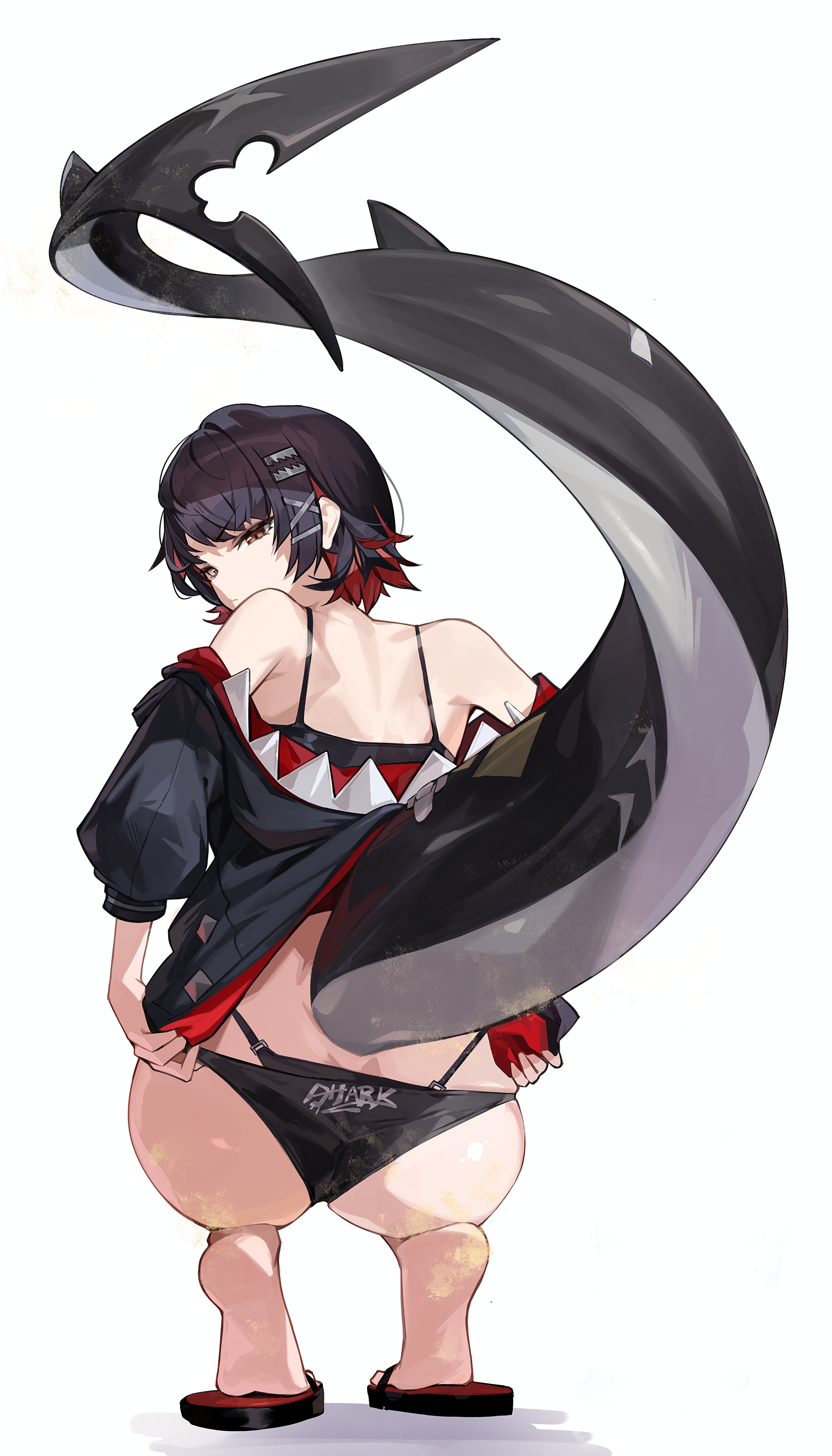 bikini ellen_joe goomrrat swimsuits tail zenless_zone_zero