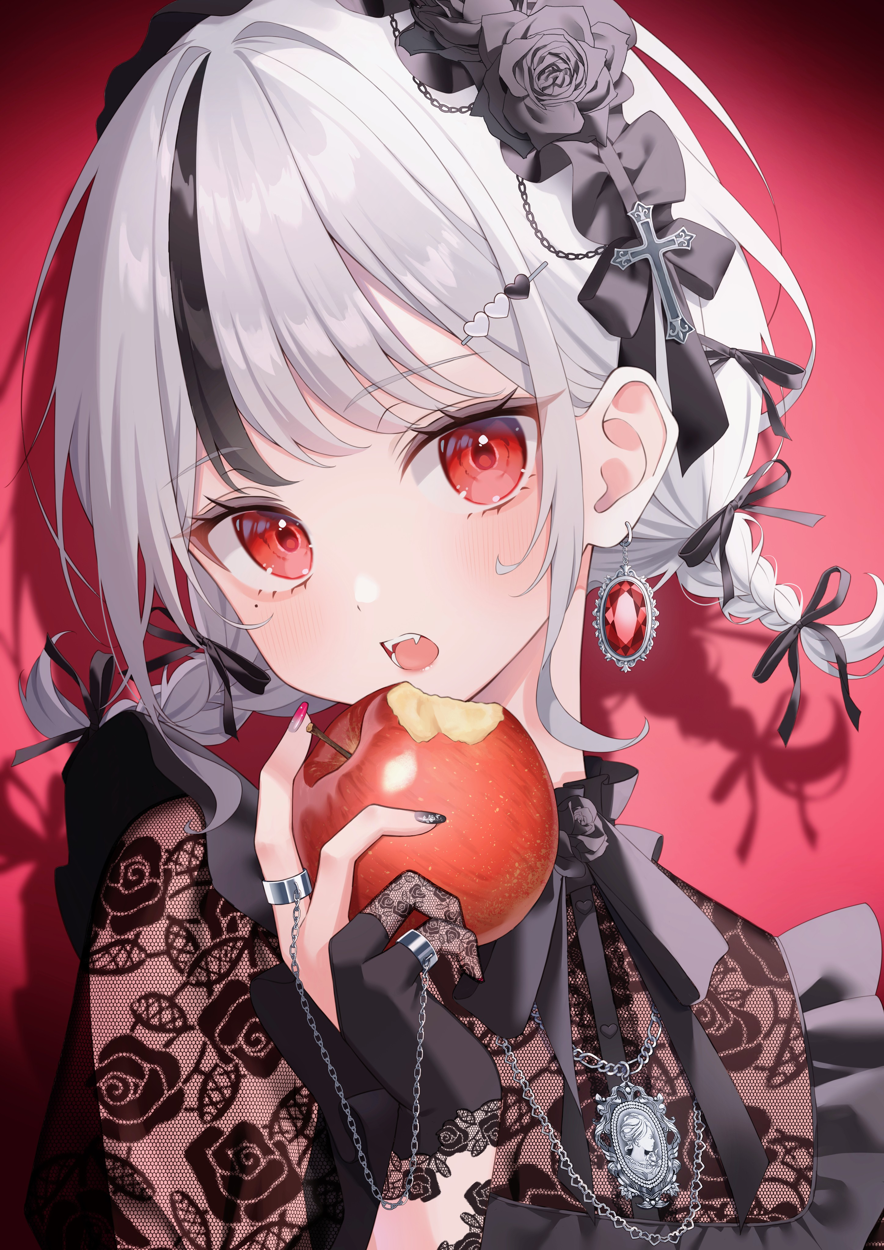 amai_melo fishnets lolita_fashion see_through