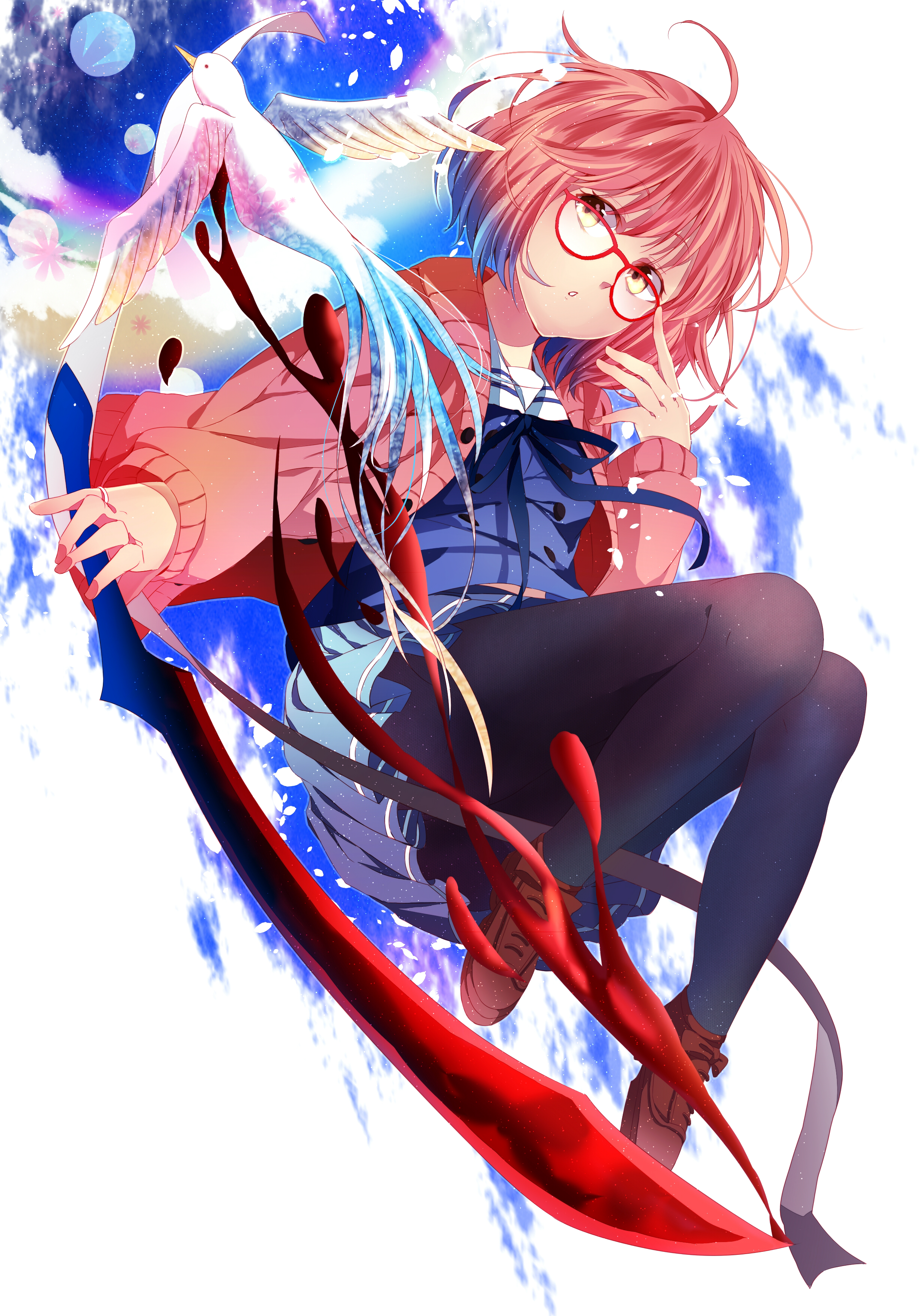 Fan Art - Kyoukai no Kanata - Kuriyama Mirai, Anime Gallery