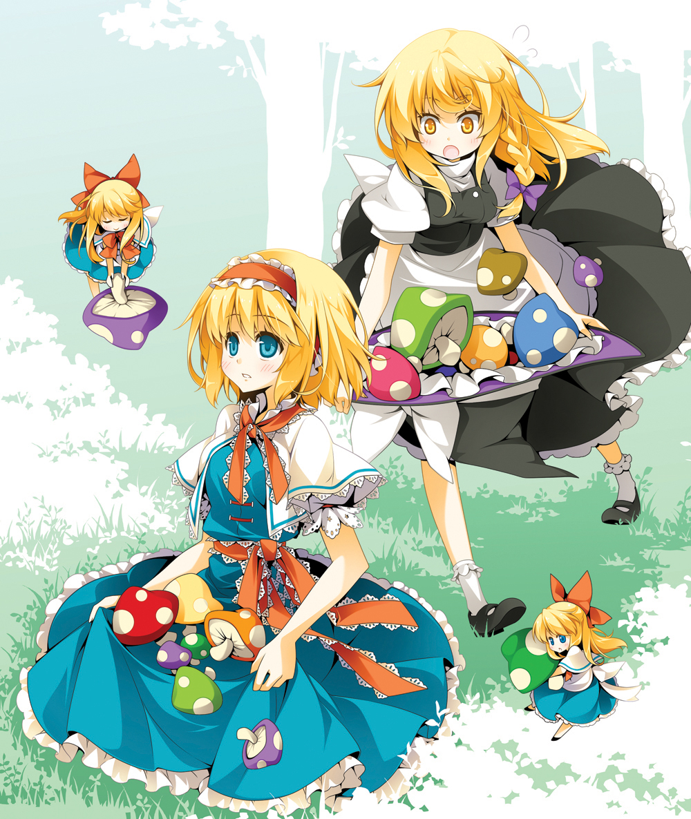 reina (black spider) touhou alice margatroid kirisame marisa shanghai ...