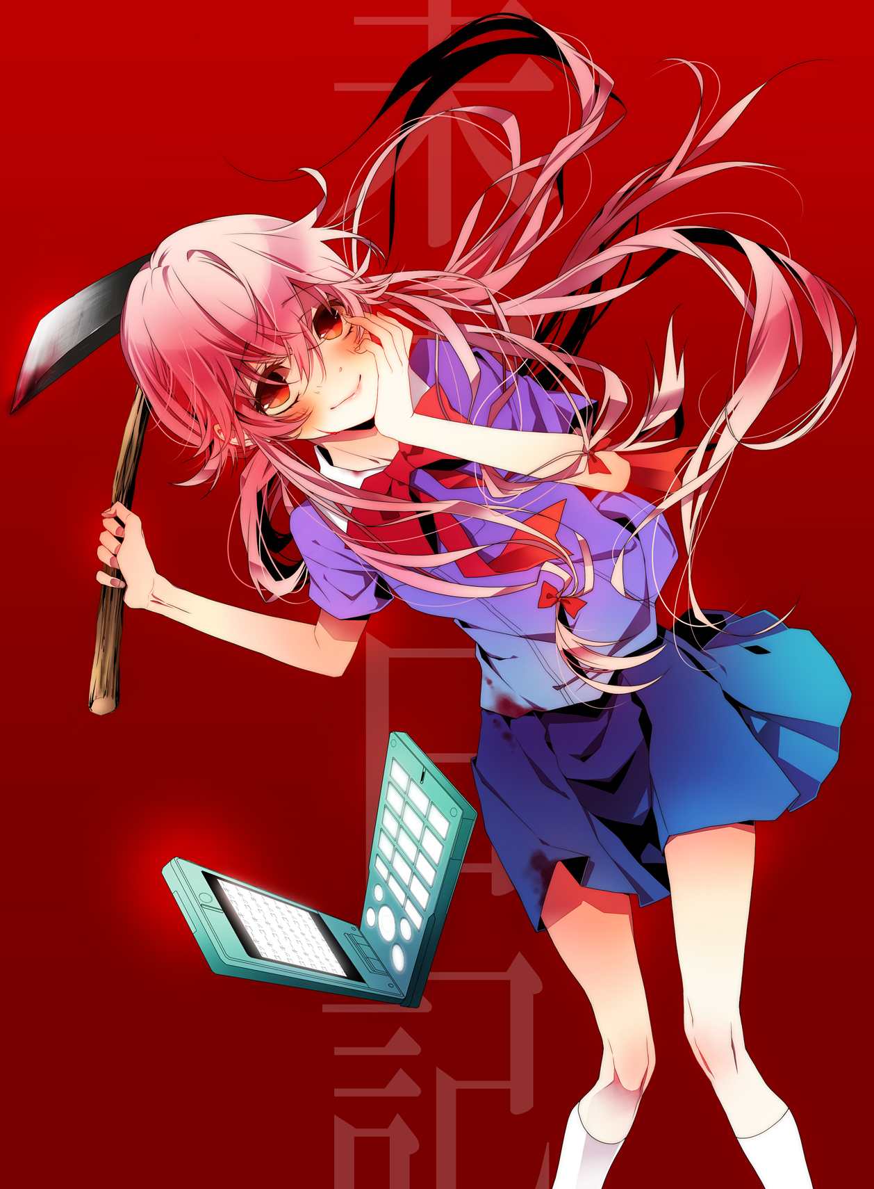 Gasai Yuno - Mirai Nikki  Mirai nikki, Yandere, Anime