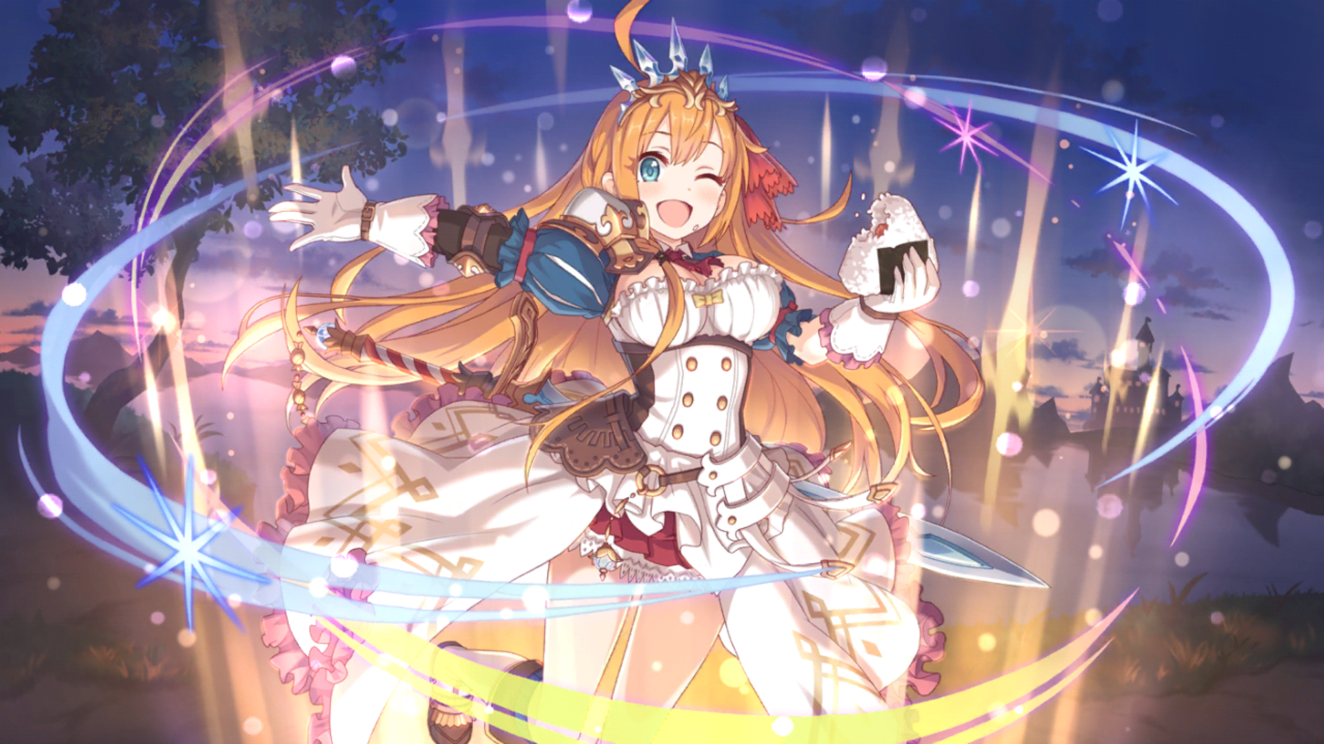 Wallpaper Princess Connect Princess Connect Re Dive Pecorine Armor Cleavage Free