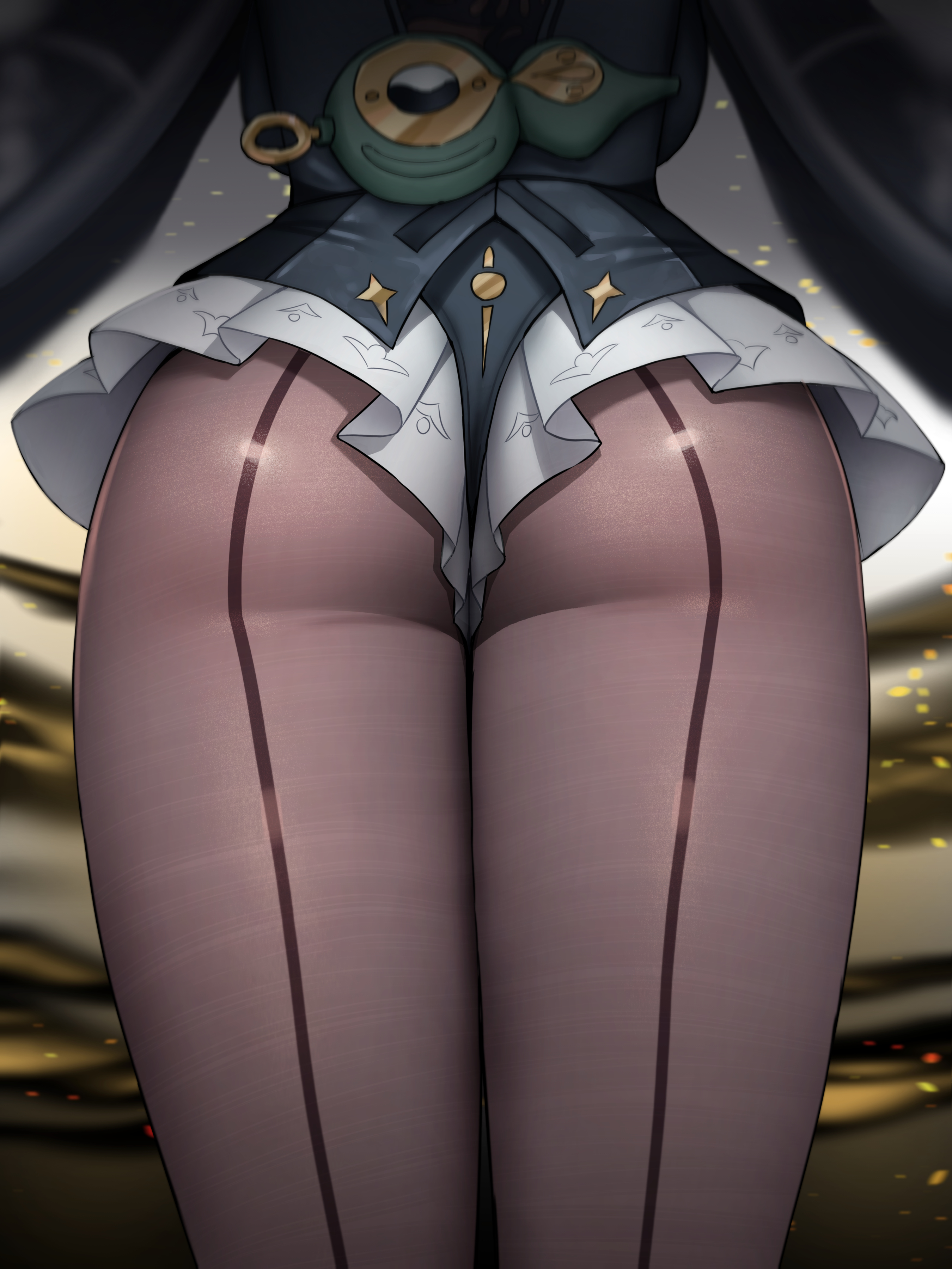ass pantyhose secon yi_xuan zenless_zone_zero