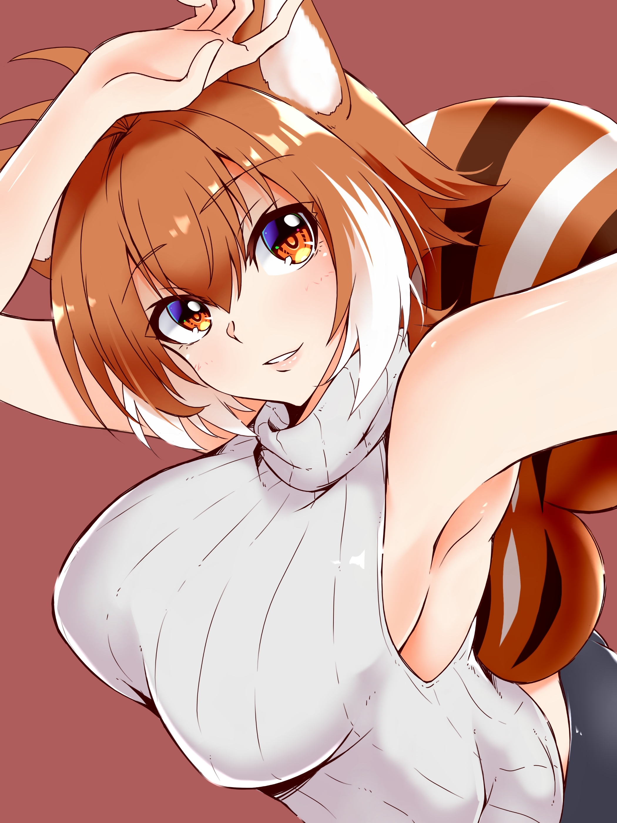 animal_ears blazblue chukachuka makoto_nanaya sweater tail