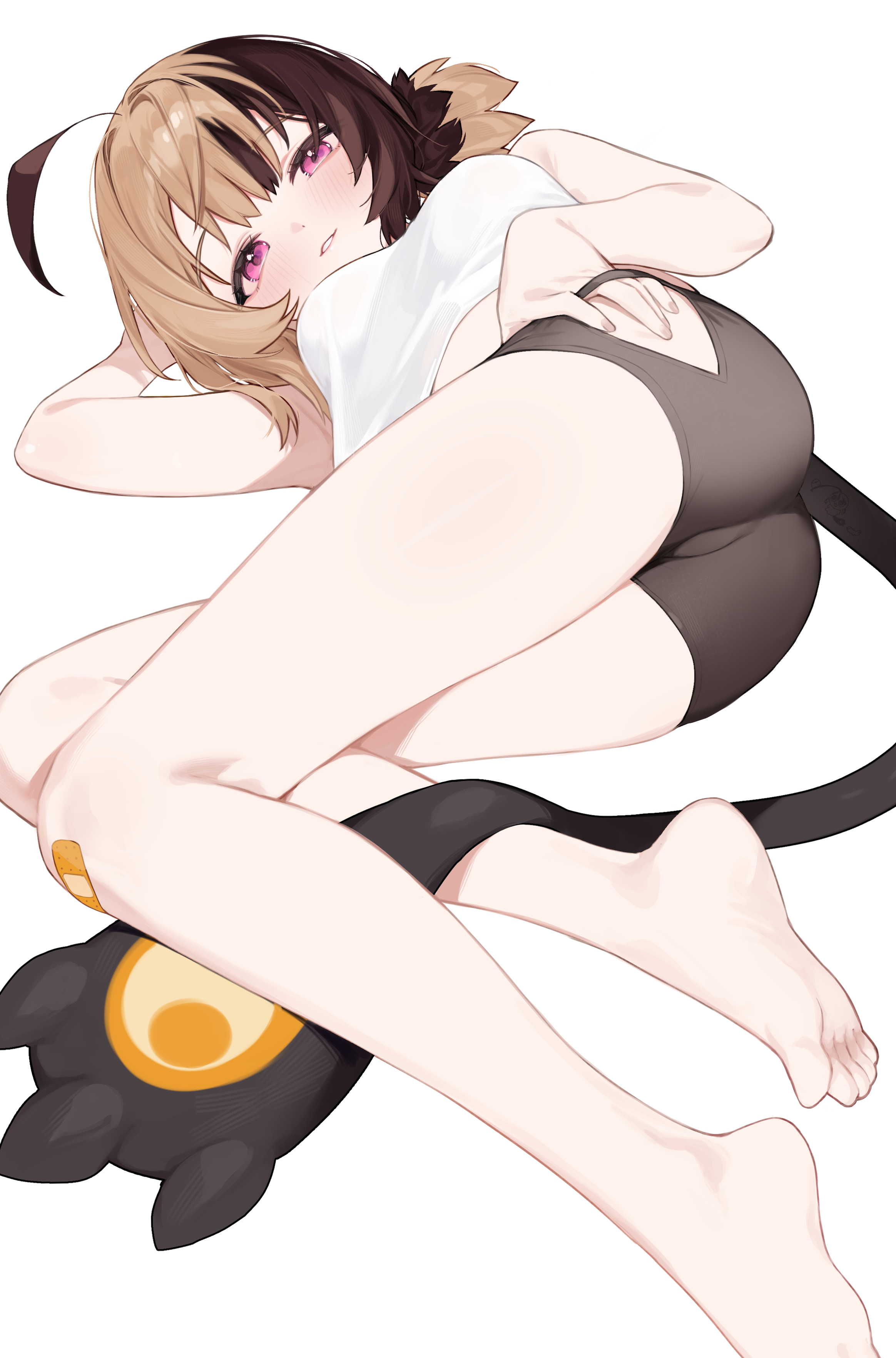 bandaid gigi_murin hololive hololive_english hoshi_usagi loli tail