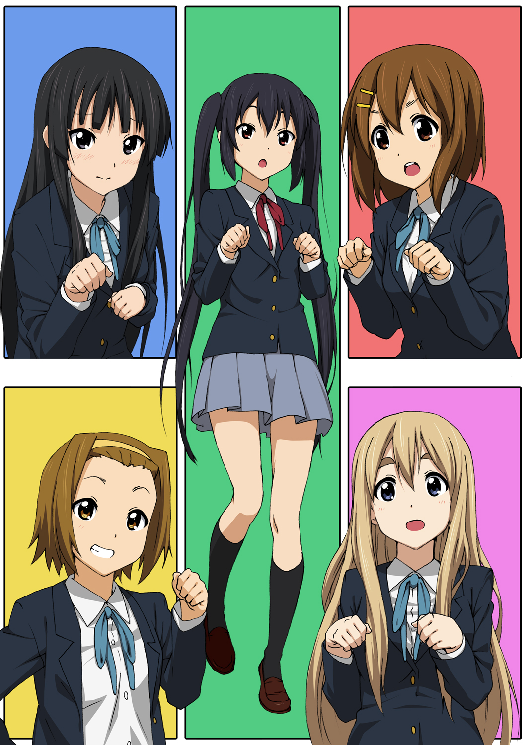 K-ON!, Hirasawa Yui, Akiyama Mio, Kotobuki Tsumugi, Nakano Azusa, Tainaka  Ritsu