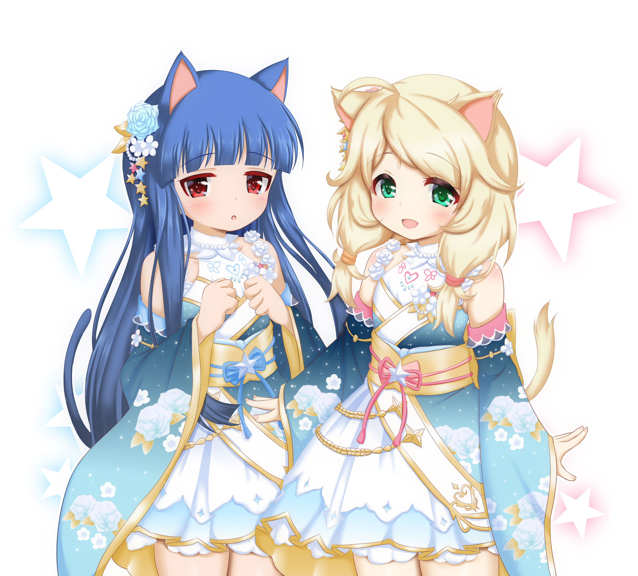 animal_ears hosizora_mikoto lolita_fashion nekomimi sajou_yukimi tail the_idolm@ster the_idolm@ster_cinderella_girls the_idolm@ster_cinderella_girls_u149 wa_lolita yusa_kozue