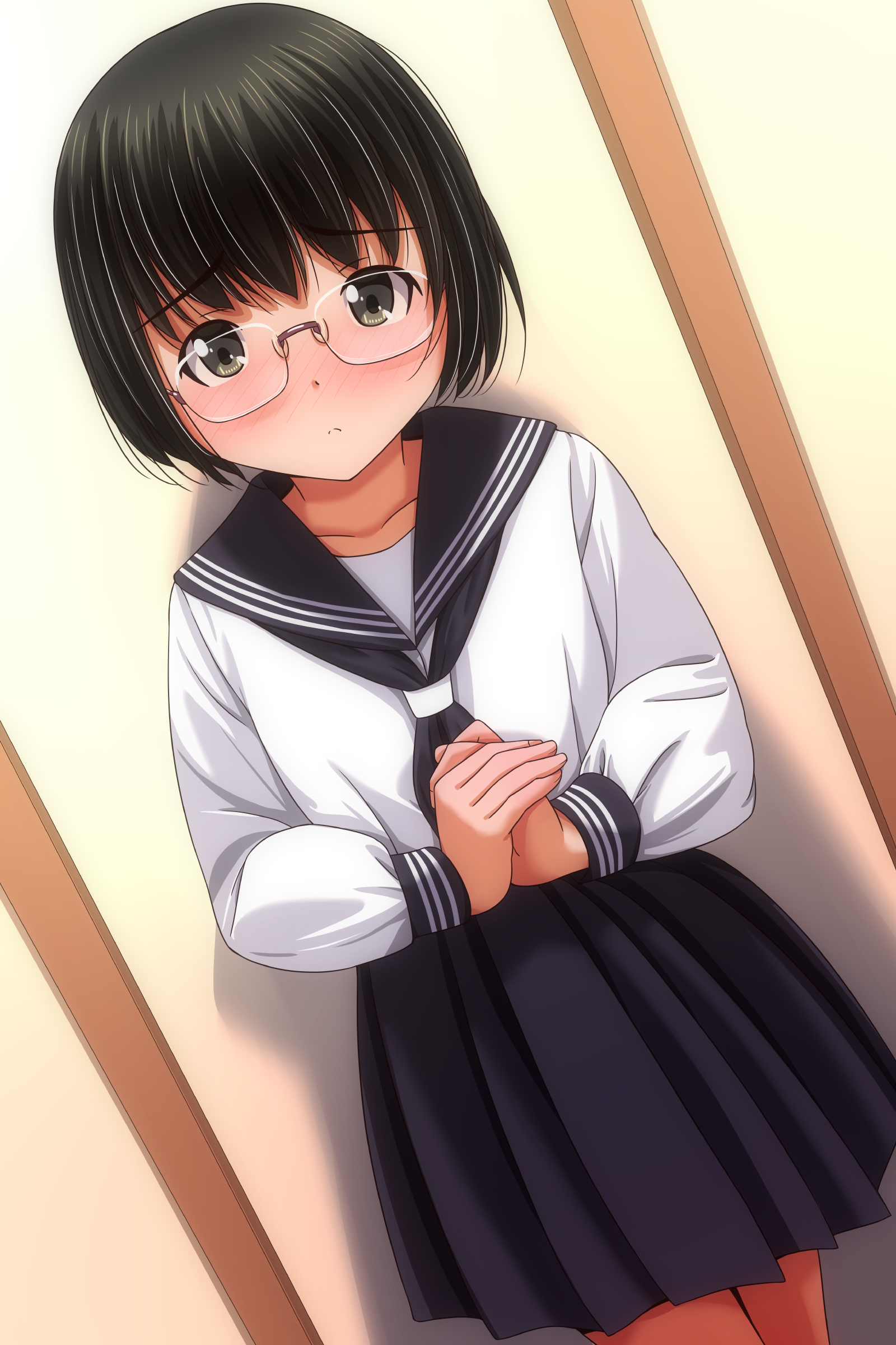 matsunaga_kouyou megane seifuku
