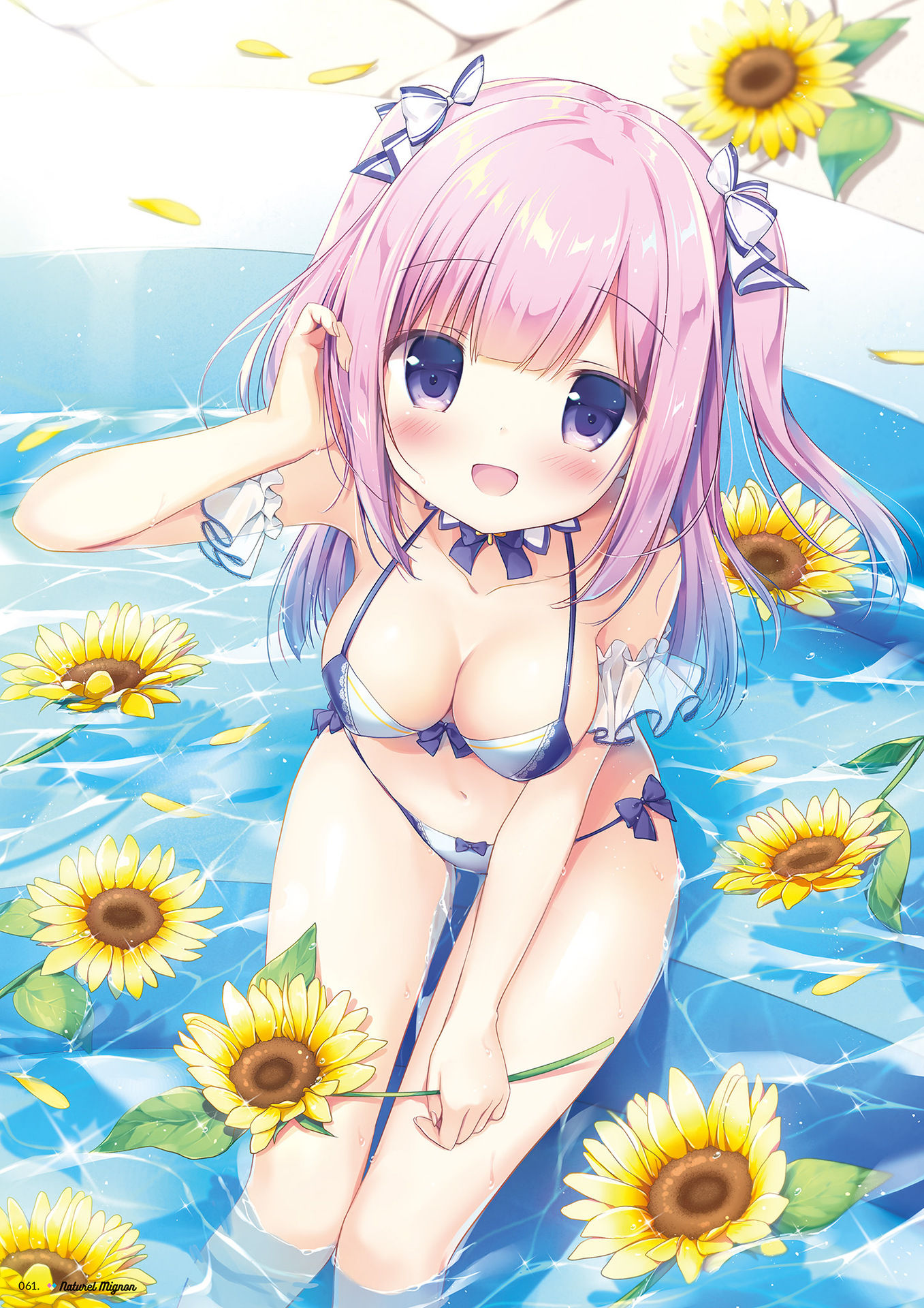 bikini canvas+garden miyasaka_naco sayaka_(canvas+garden) swimsuits wet