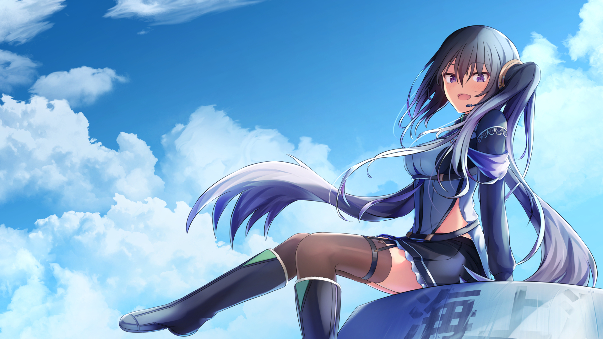 garter skirt_lift stockings tagme thighhighs