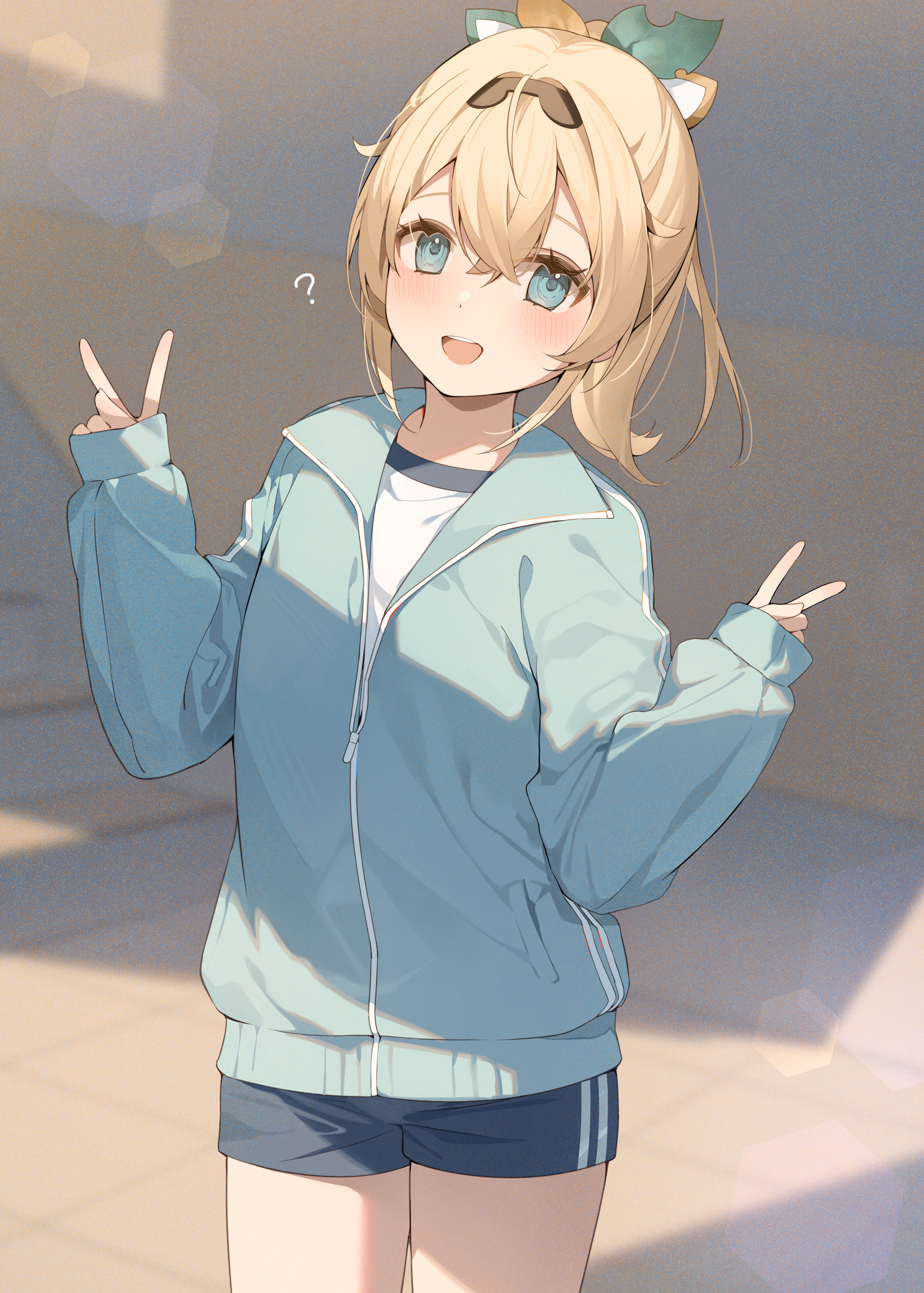 gym_uniform hana_mori hololive kazama_iroha