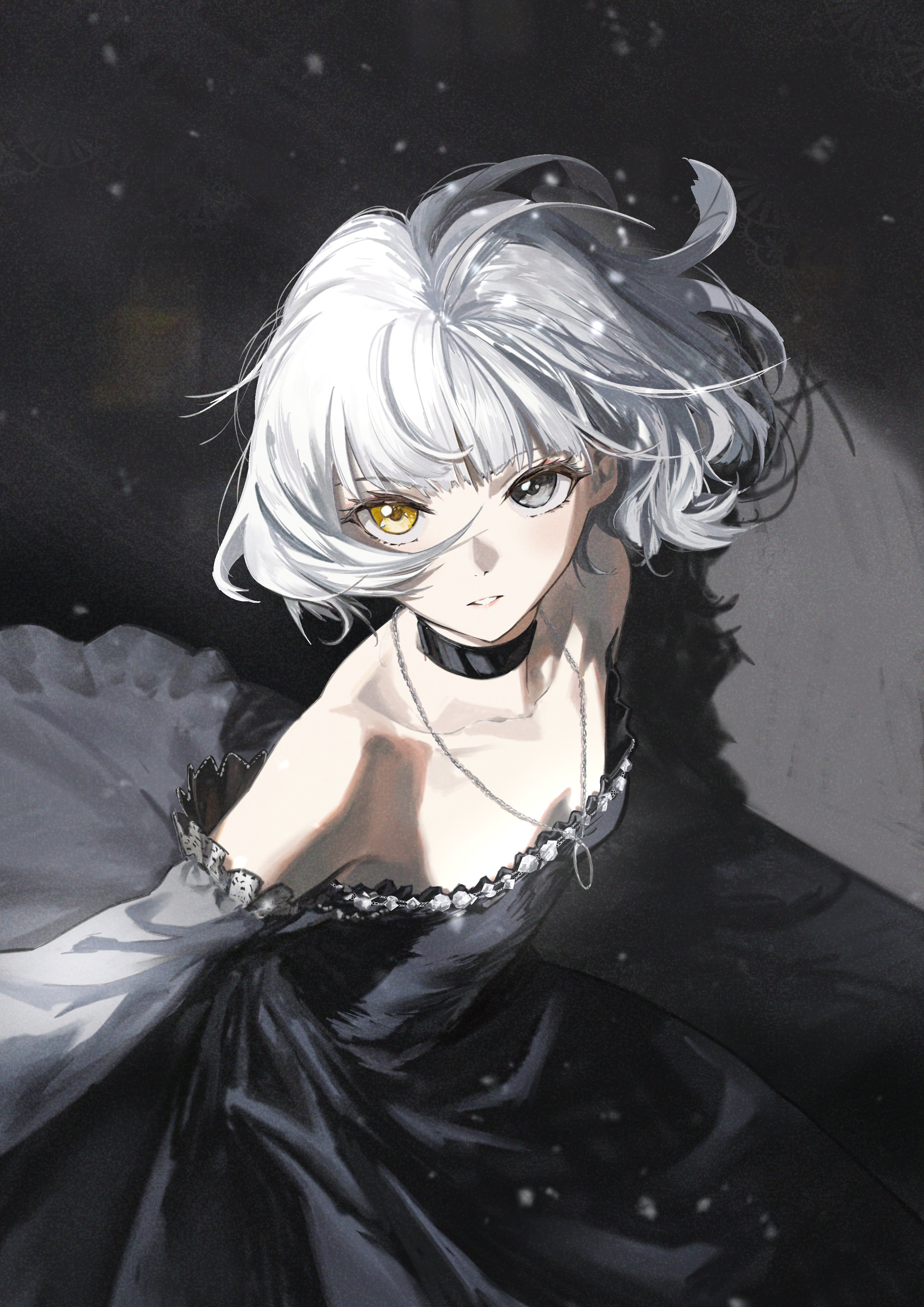 bang_dream! bang_dream!_it's_mygo!!!!! dress heterochromia kaname_raana kissshotmagia no_bra