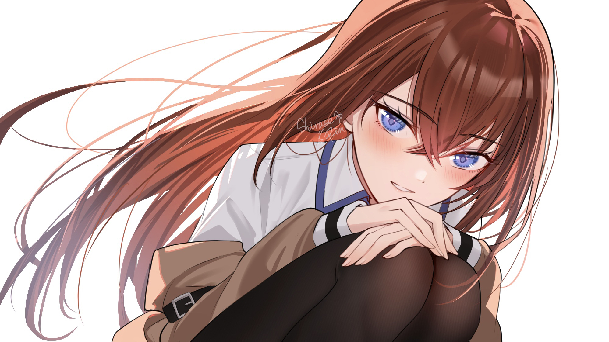 makise_kurisu pantyhose shirase_rin steins;gate