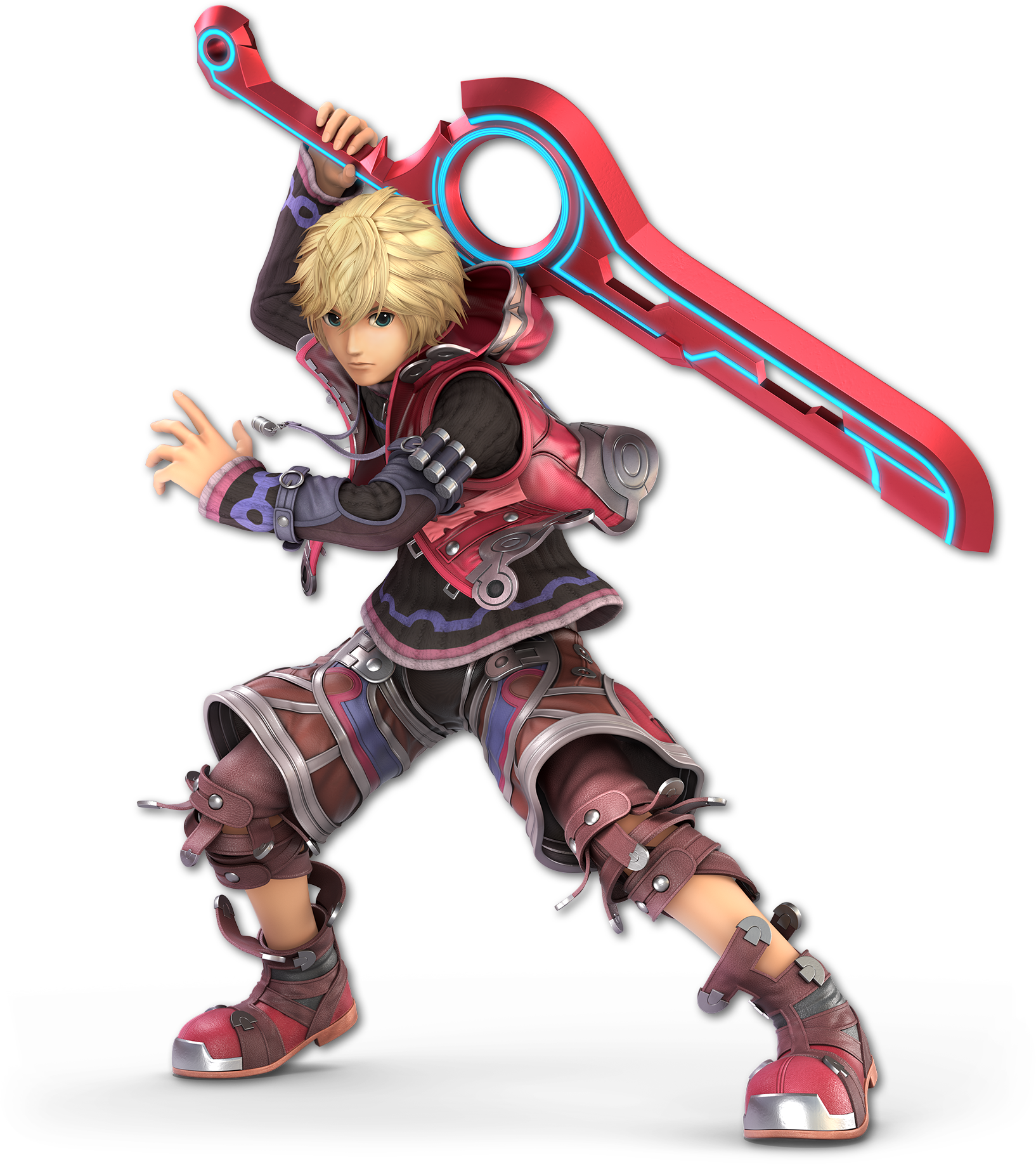 armor male monolith_soft nintendo shulk super_smash_bros. sword transparent_png xenoblade xenoblade_(series)