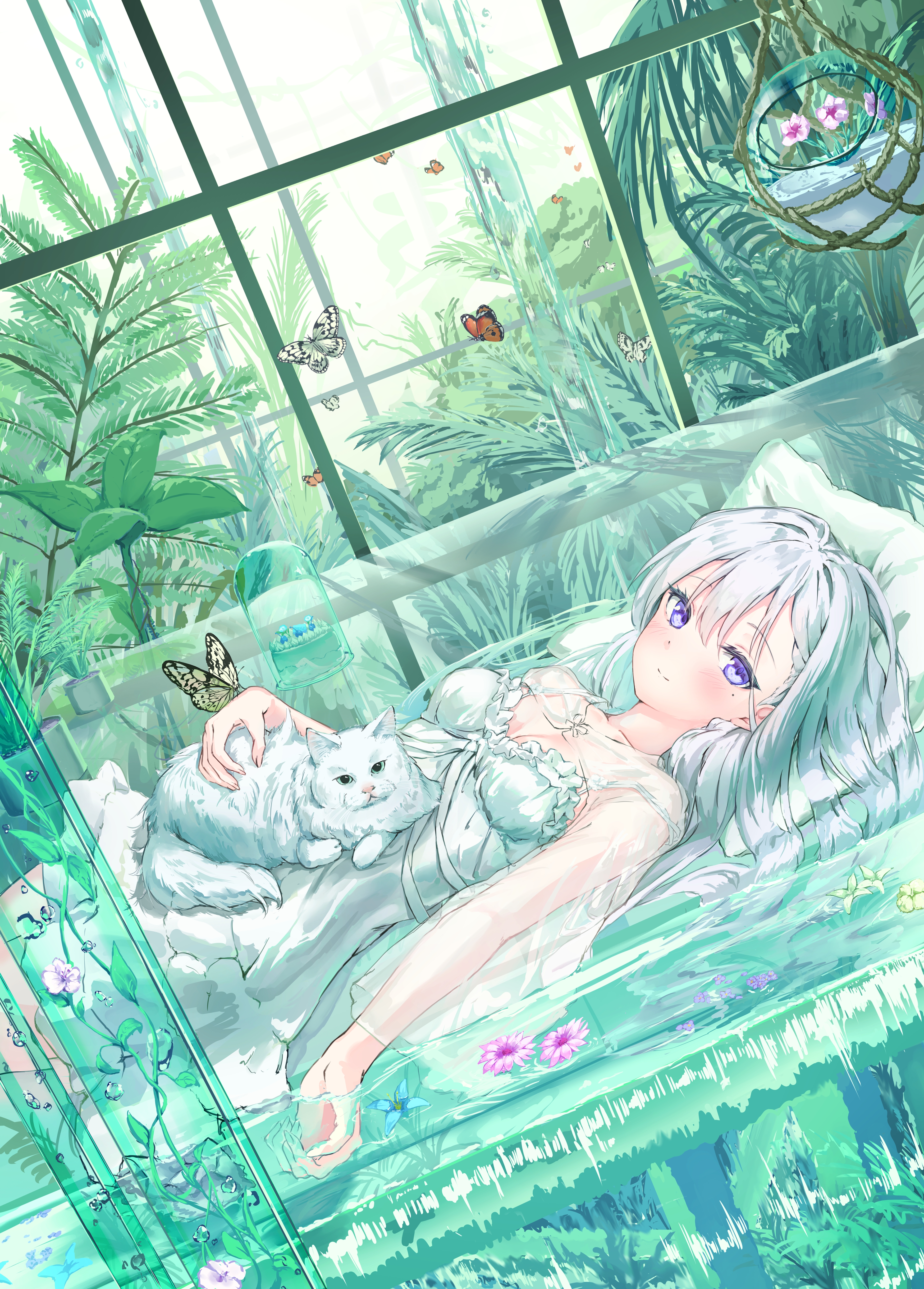 dress neko parfait see_through wet