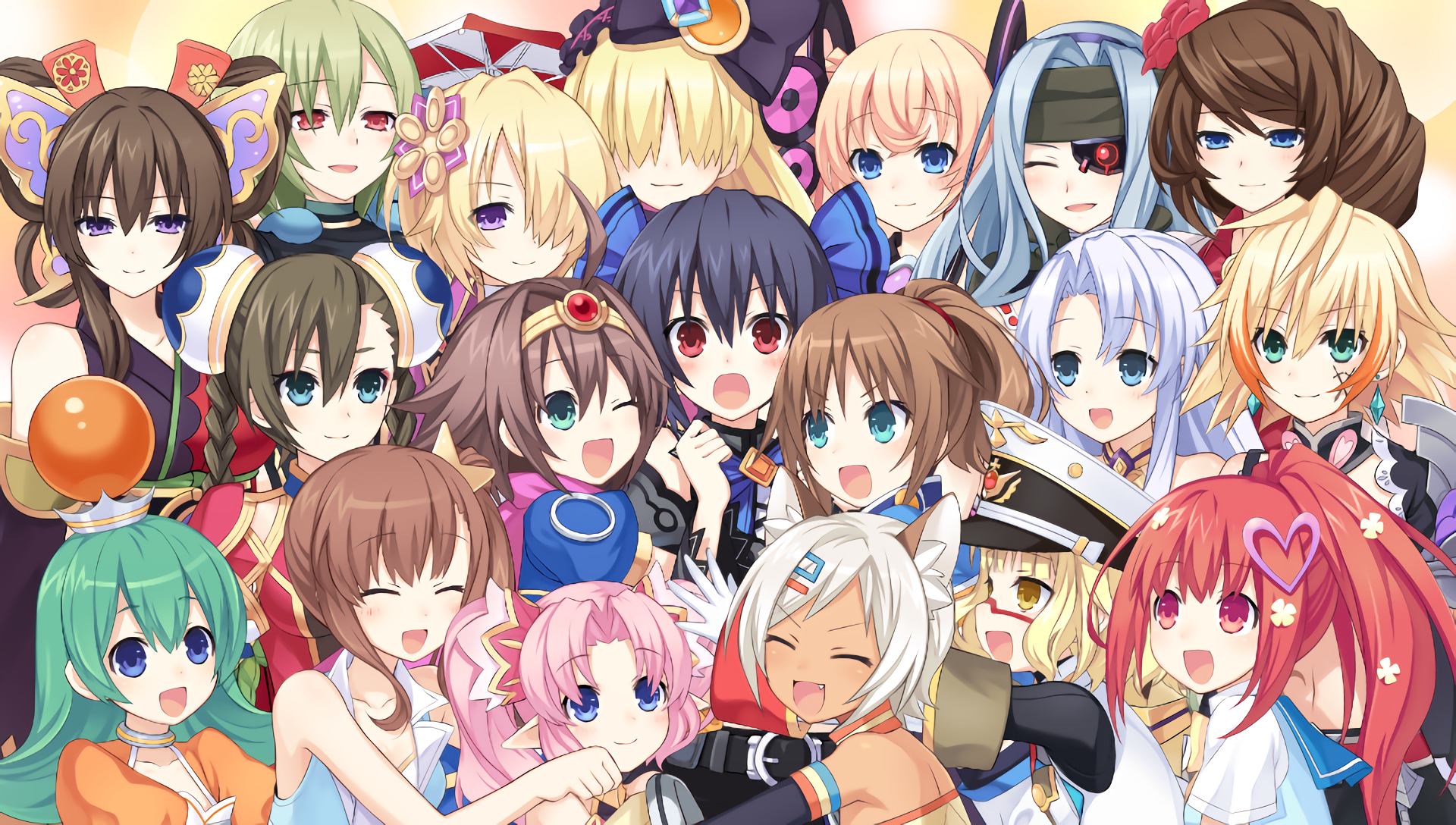 ain_aru animal_ears bio_(chou_megami_shinkou_noire_gekishin_black_heart) blossa_aizen chou_megami_shinkou_noire_gekishin_black_heart choujigen_game_neptune estelle_(chou_megami_shinkou_noire_gekishin_black_heart) eyepatch game_cg jeneria_g lady_wakku little_rain masujima_ai megane moruu noire pointy_ears puuna restoa rid rii_fai ryuuka sango_(chou_megami_shinkou_noire_gekishin_black_heart) saori_(chou_megami_shinkou_noire_gekishin_black_heart) seifuku tsunako tsunemi win_(chou_megami_shinkou_noire_gekishin_black_heart)