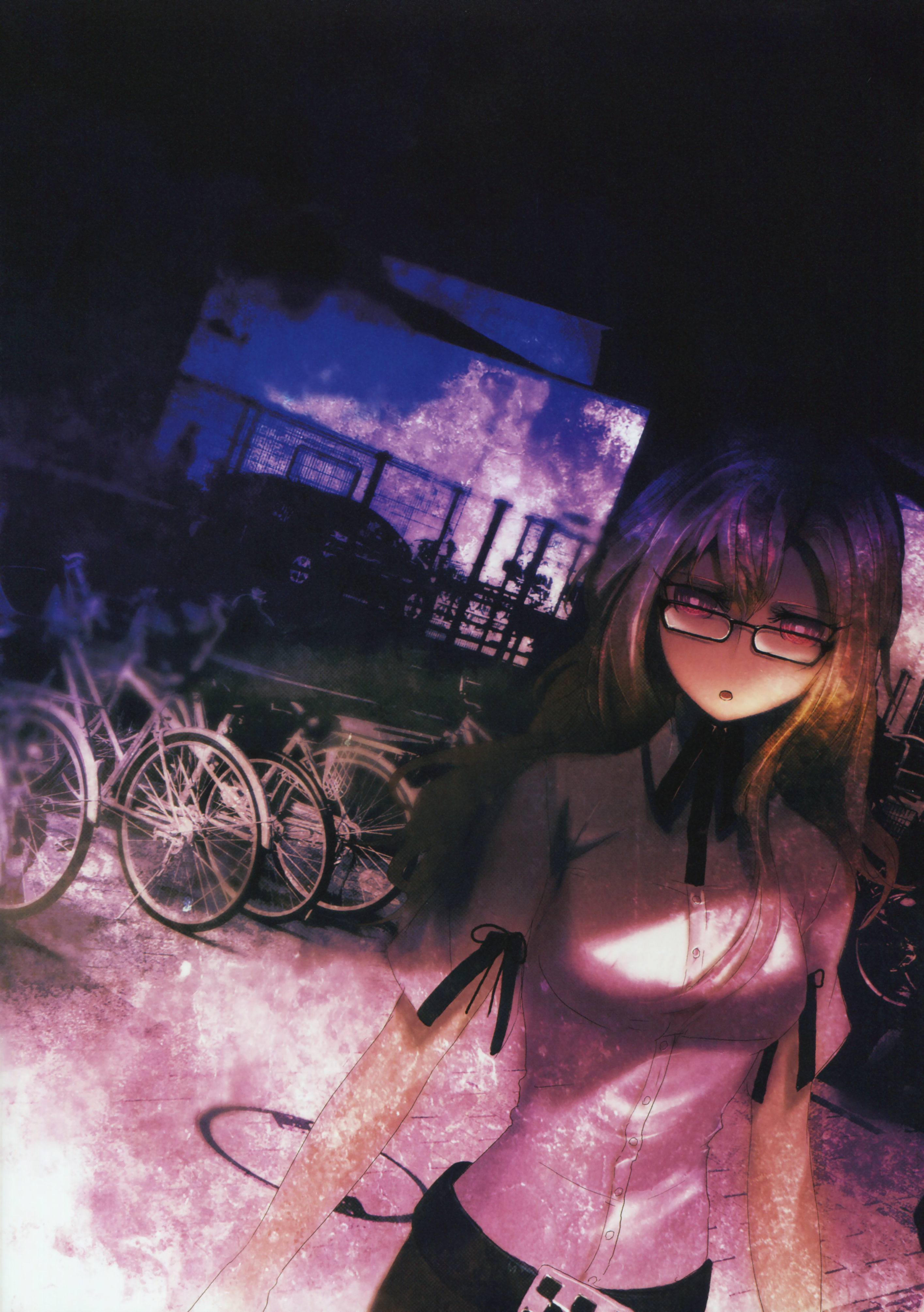 huke kiryu_moeka megane steins;gate