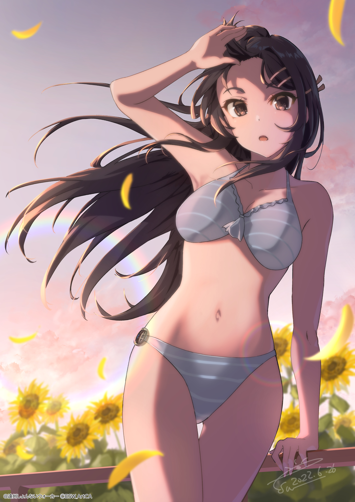 bikini cleavage raiz_art_works sakurajima_mai seishun_buta_yarou swimsuits