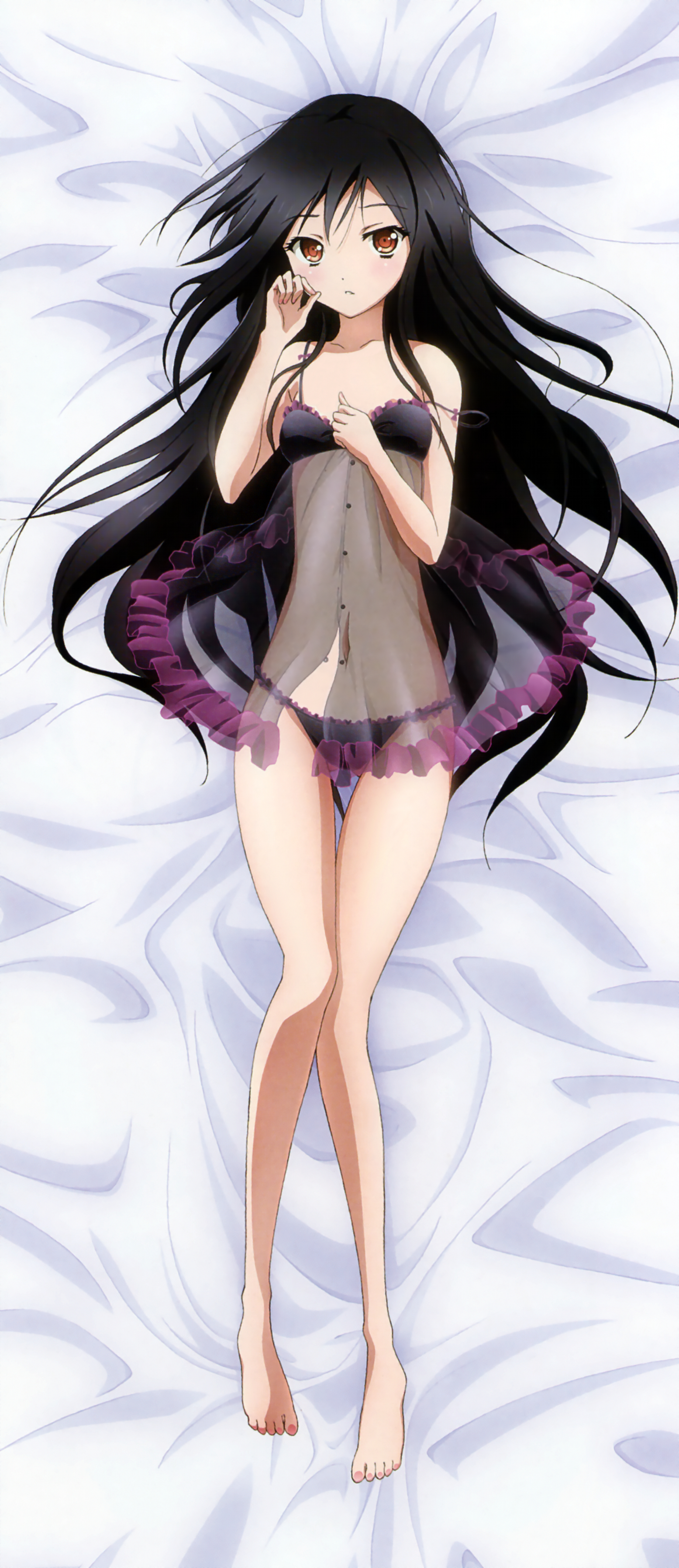 accel_world dakimakura kuroyukihime lingerie pantsu see_through