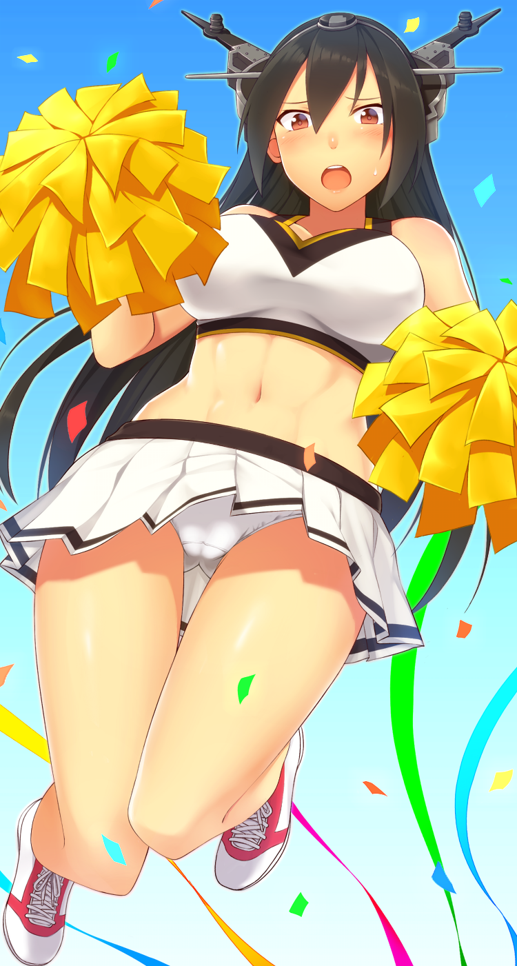 tsuchifumazu kantai collection nagato (kancolle) cameltoe cheerleader  pantsu | #278557 | yande.re