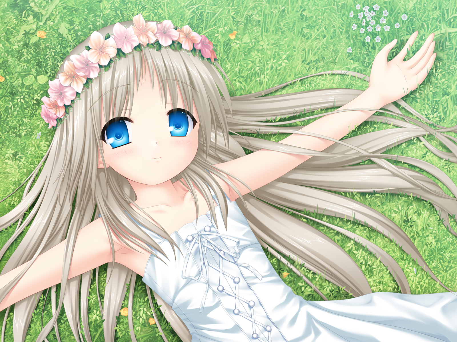 Noumi Kudryavka, little busters, table, juice, blonde hair, kud after,  cute, HD wallpaper