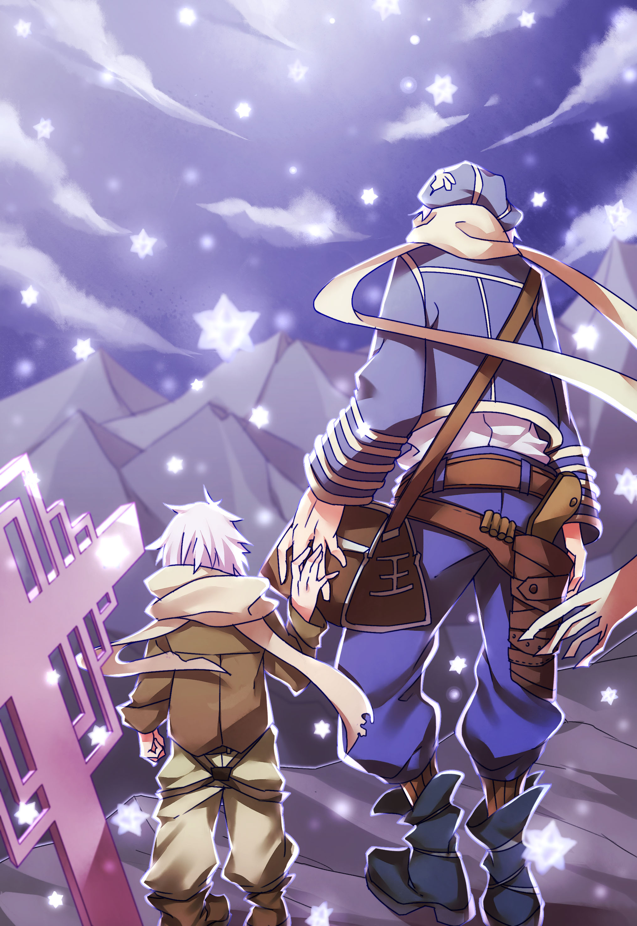gauche_suede karare lag_seeing male tegami_bachi uniform
