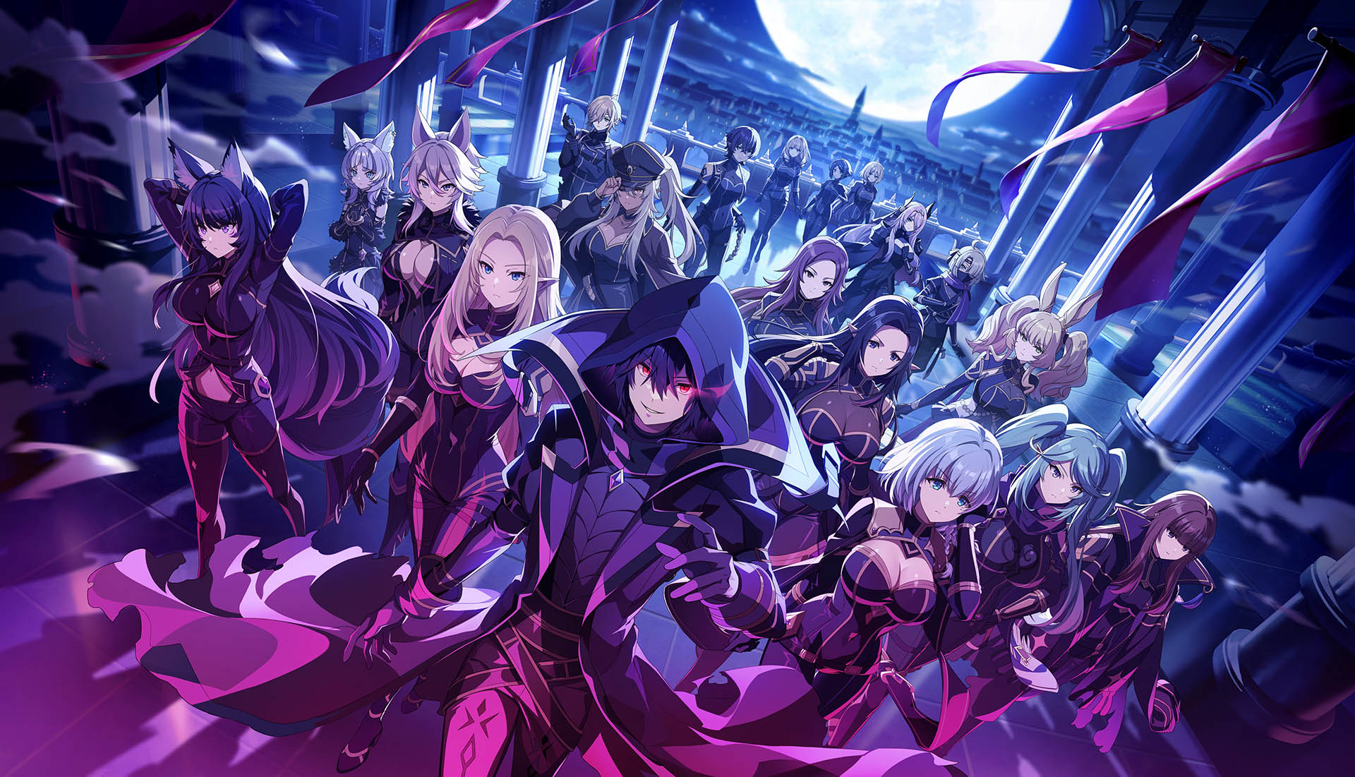 664_(kagejitsu) 665_(kagejitsu) alpha_(kagejitsu) animal_ears beta_(kagejitsu) bodysuit chi_(kagejitsu) cid_kagenou cleavage delta_(kagejitsu) elf epsilon_(kagejitsu) eta_(kagejitsu) gamma_(kagejitsu) iota_(kagejitsu) kage_no_jitsuryokusha_ni_naritakute! lambda_(kagejitsu) no_bra nu_(kagejitsu) omega_(kagejitsu) open_shirt pi_(kagejitsu) pointy_ears rose_oriana sigma_(kagejitsu) tagme victoria_(kagejitsu) zeta_(kagejitsu)