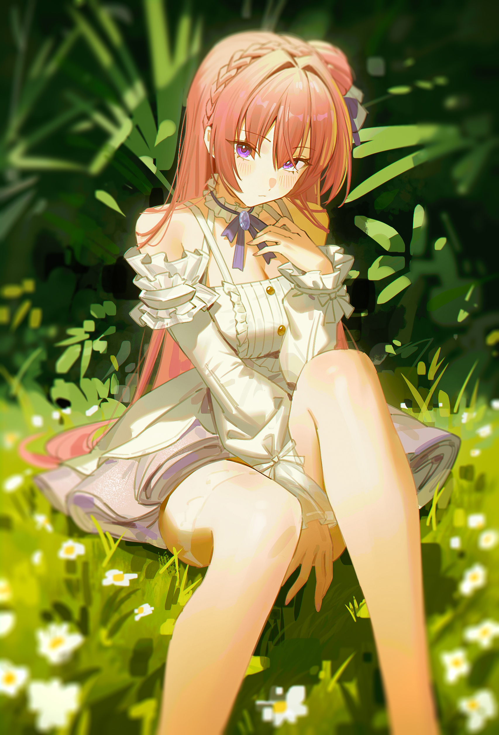 95--- dorothy_(nikke) dress garter goddess_of_victory:_nikke skirt_lift