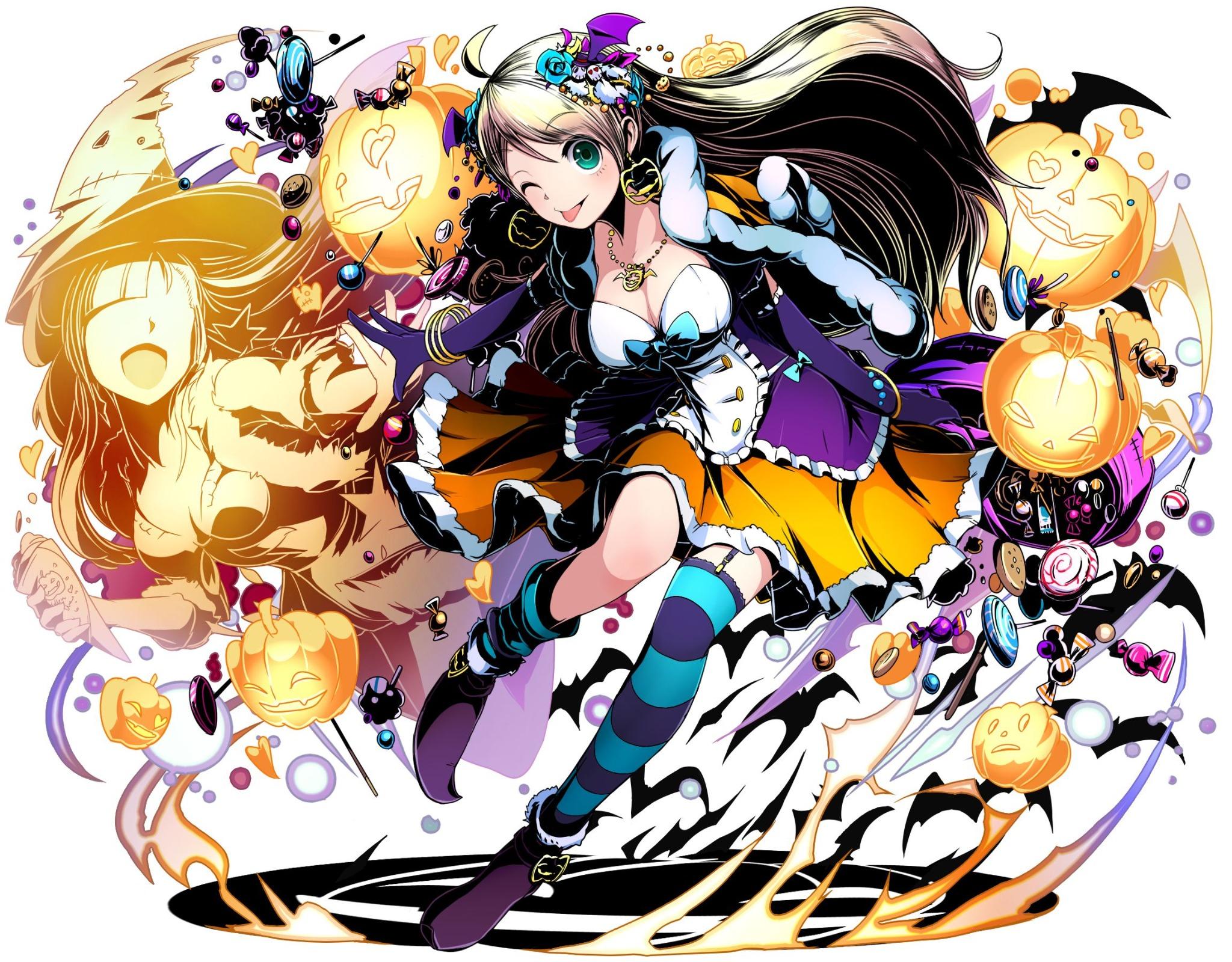 Ucmm Divine Gate Cleavage Halloween Stockings Thighhighs Witch 4124 Yande Re