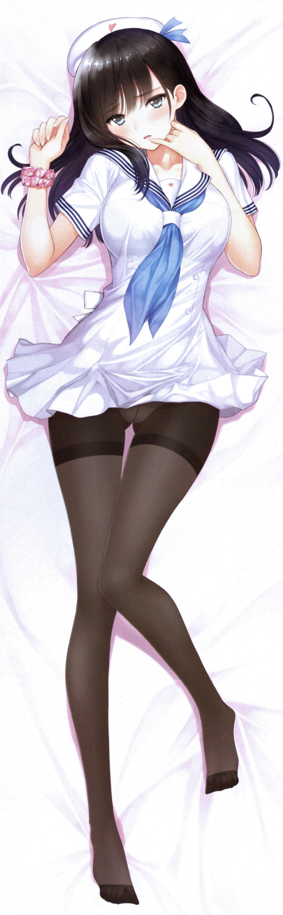 dakimakura seifuku stockings thighhighs tony_taka