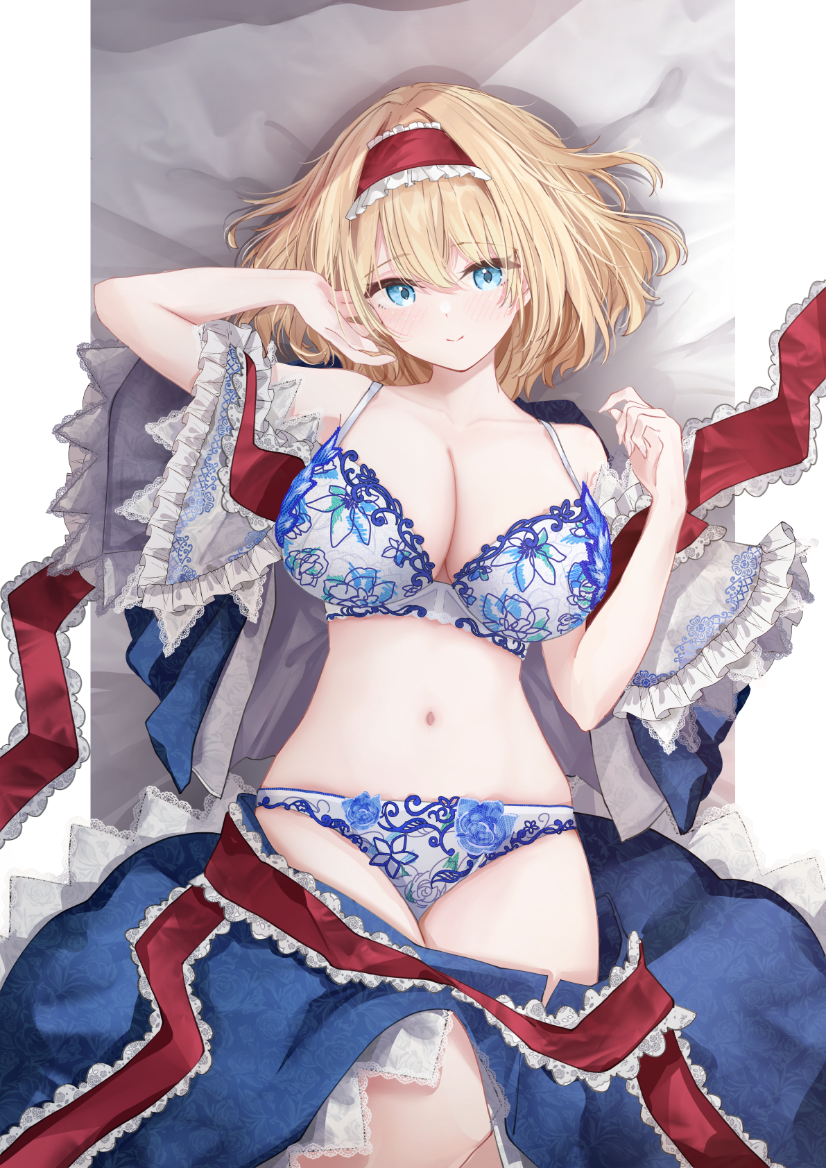 alice_margatroid bra lingerie pantsu sarasadou_dan touhou
