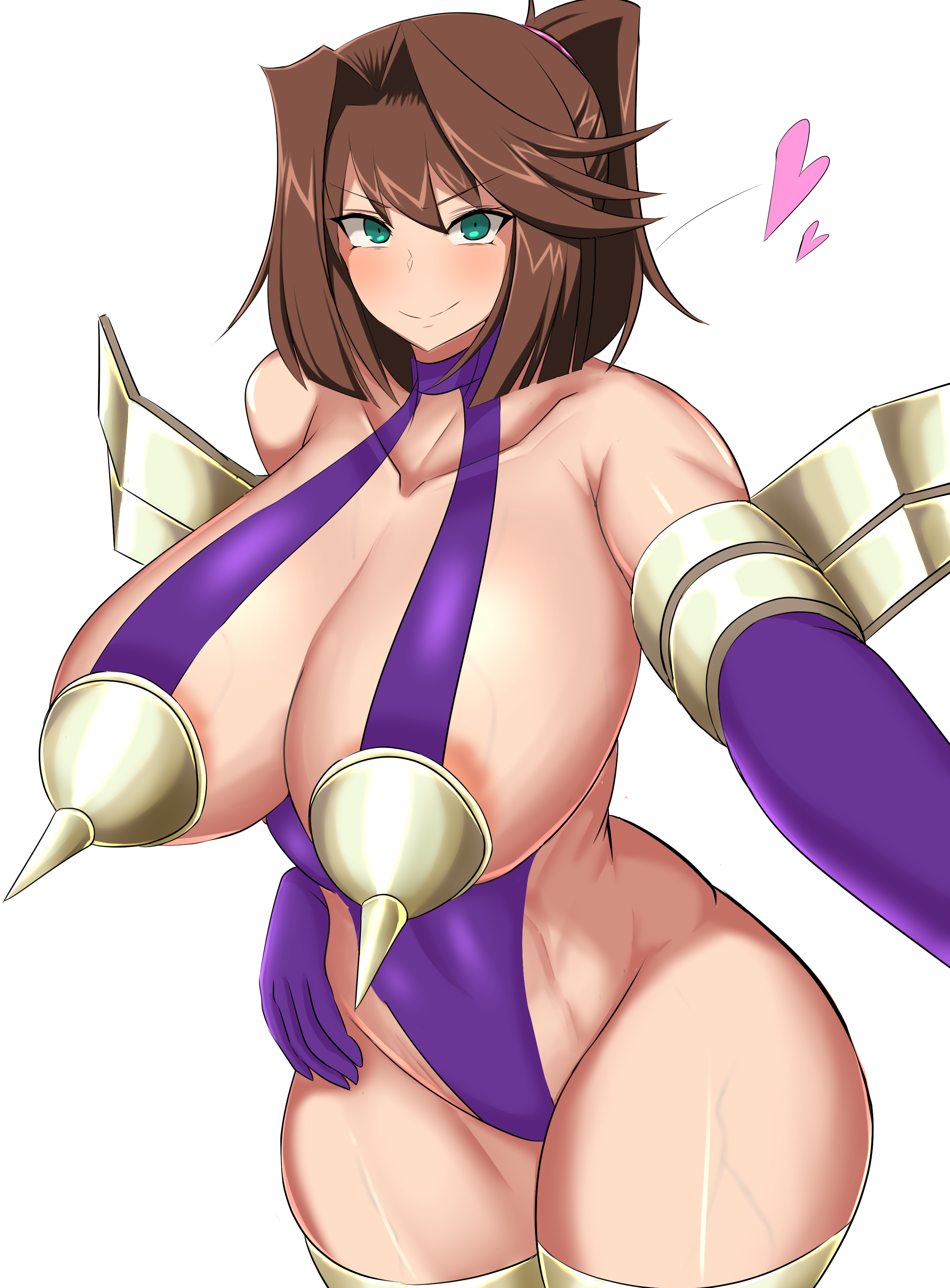 areola leotard mazaki_anzu no_bra tagme thighhighs yugioh