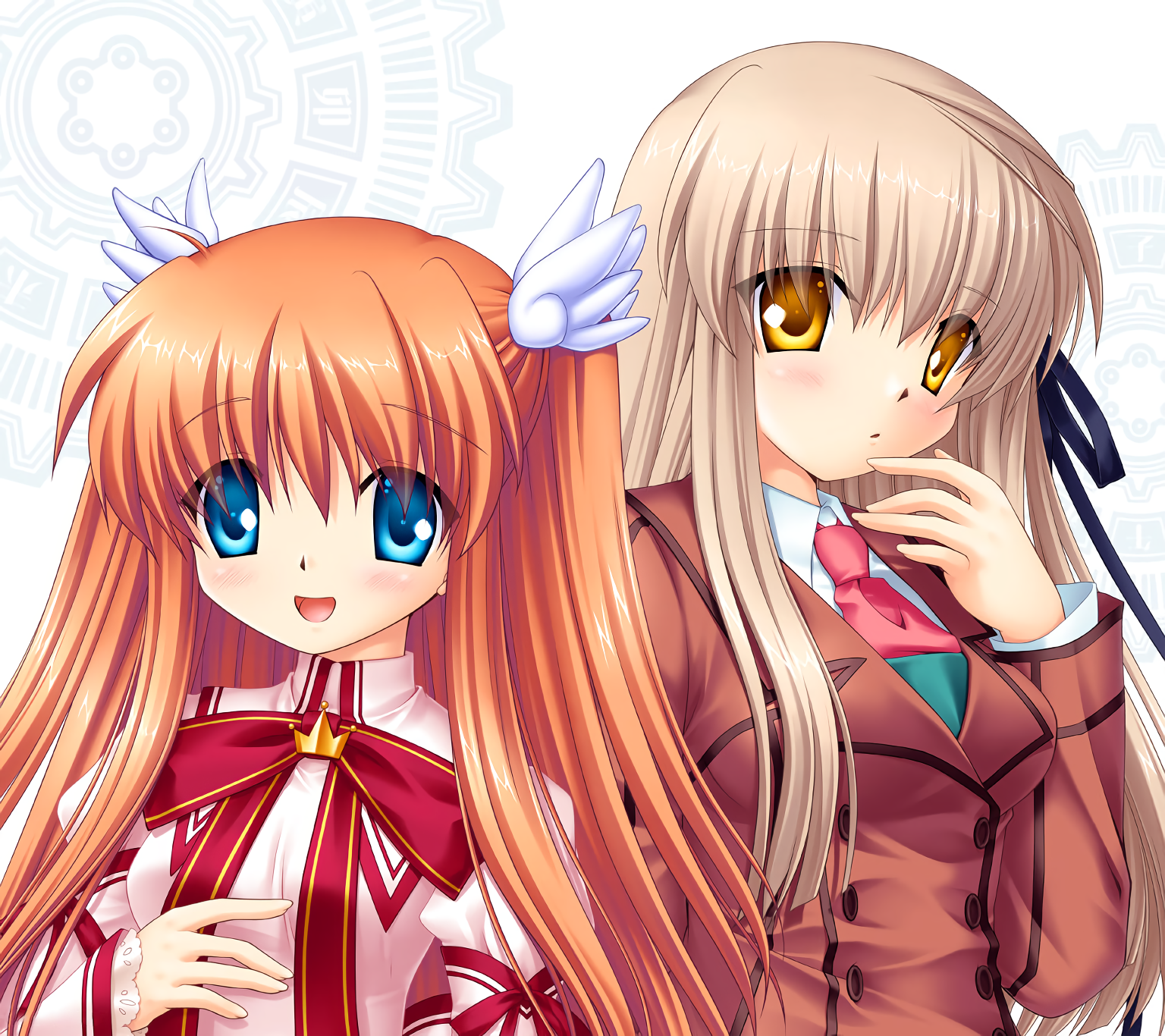 hinoue_itaru key ootori_chihaya rewrite seifuku senri_akane