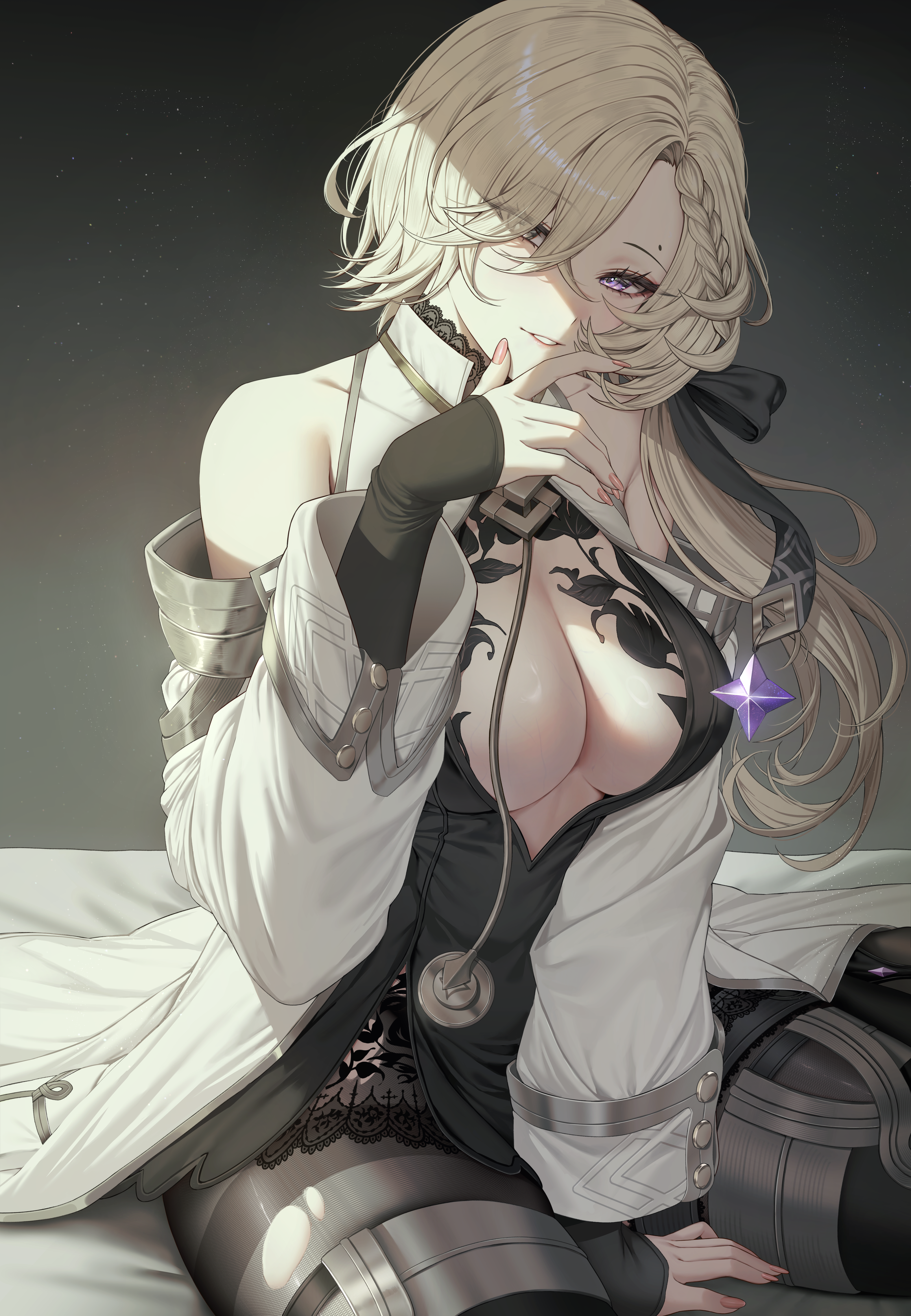 coronis_(stella_sora) no_bra nompang stella_sora tattoo