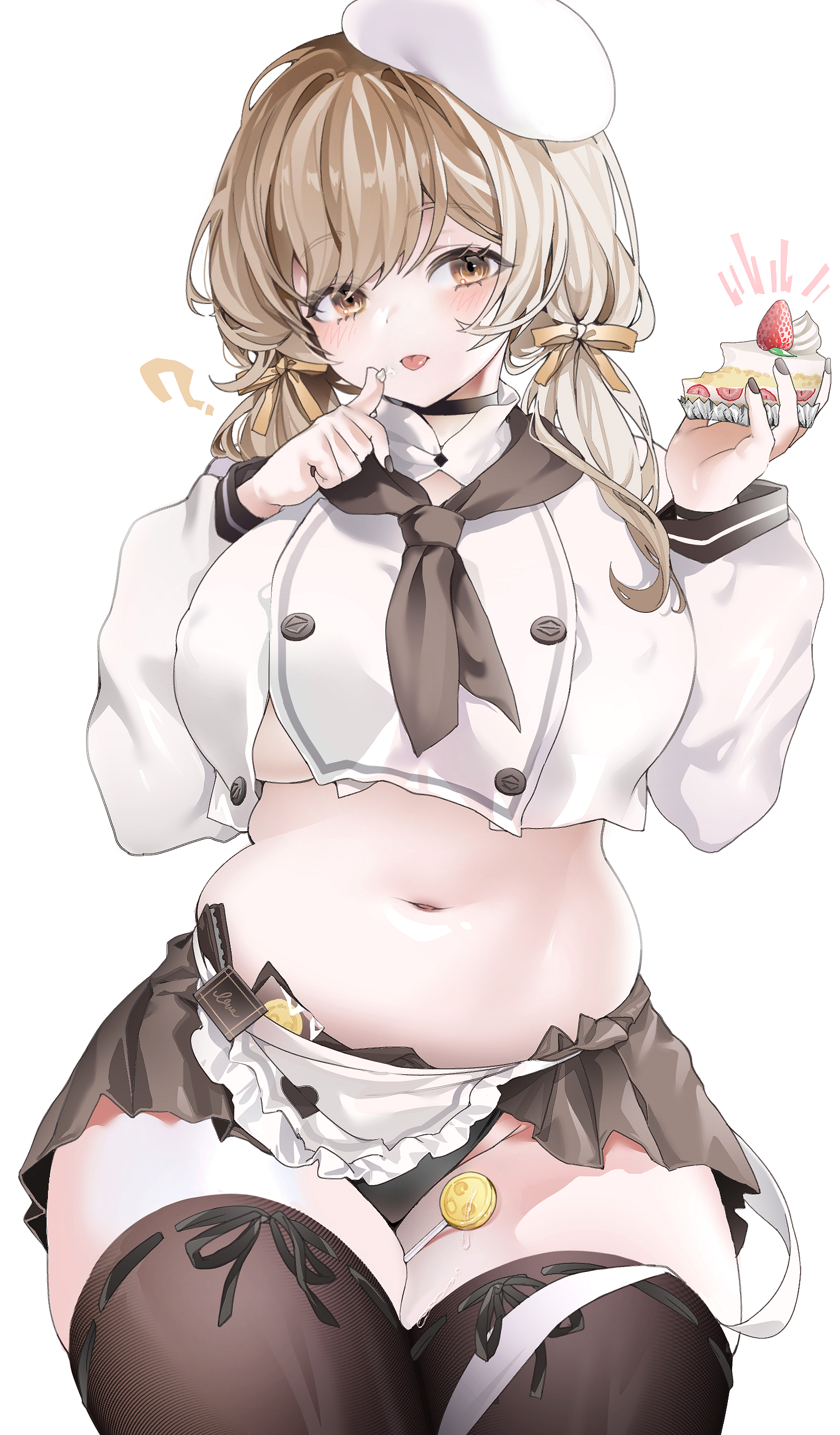 bready cream goddess_of_victory:_nikke laseri no_bra pantsu thighhighs uniform
