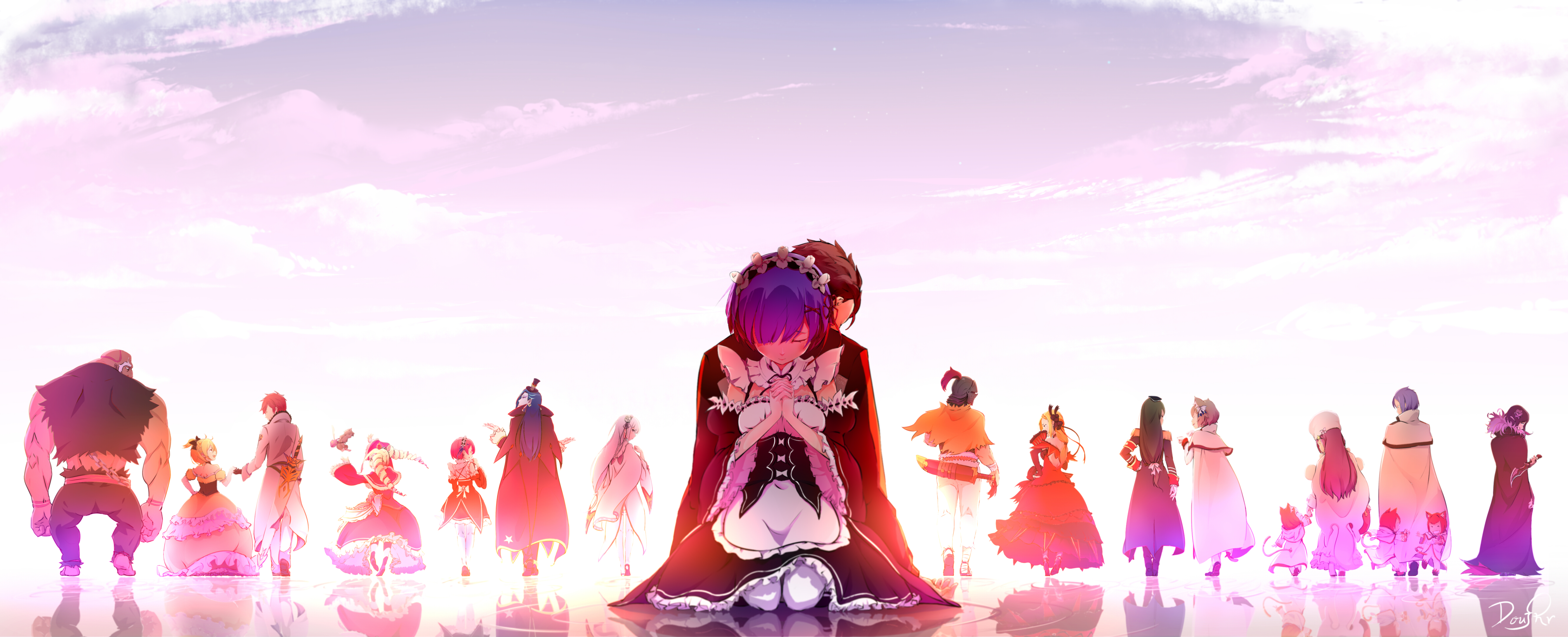 aldebaran_(re_zero) anastasia_hoshin animal_ears armor bandages beatrice_(re_zero) crusch_karsten doujrr dress elf elsa_granhiert emilia_(re_zero) felix_argyle felt_(re_zero) julius_juukulius maid natsuki_subaru neko pack_(re_zero) pointy_ears priscilla_barielle ram_(re_zero) re_zero_kara_hajimeru_isekai_seikatsu reinhard_van_astrea rem_(re_zero) romjii_(re_zero) roswell_l._mathers sword tail thighhighs trap uniform